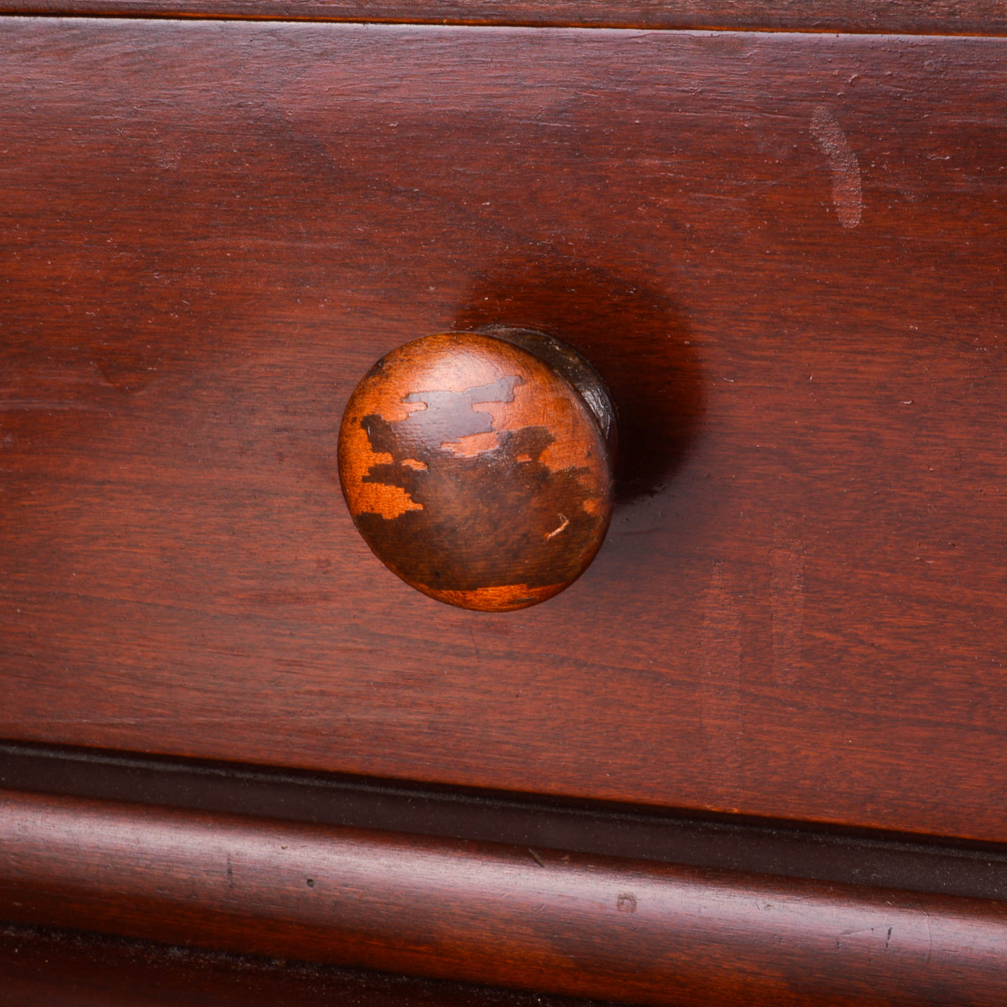 Cherry Vanity with Mirror and Bench