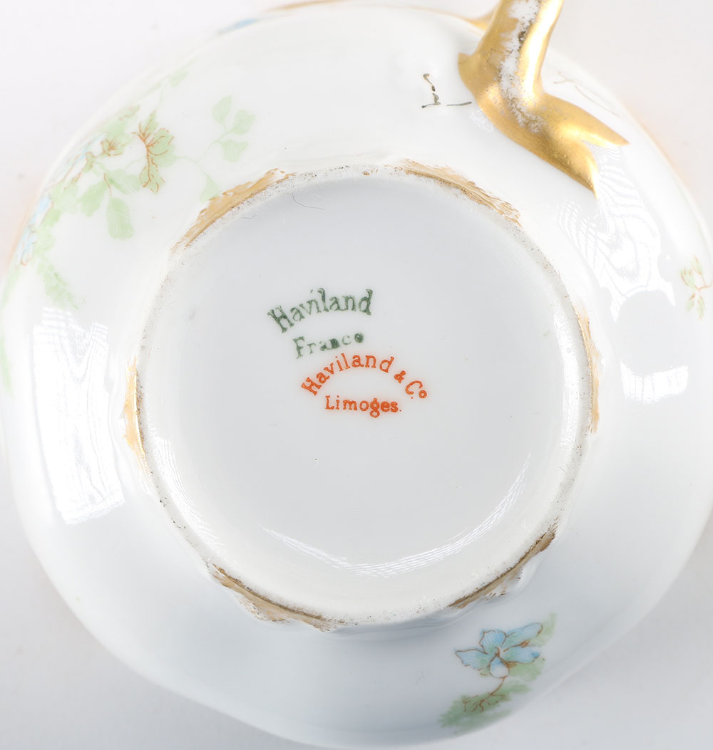 Haviland China "Tarascon" Pattern Dinner Service