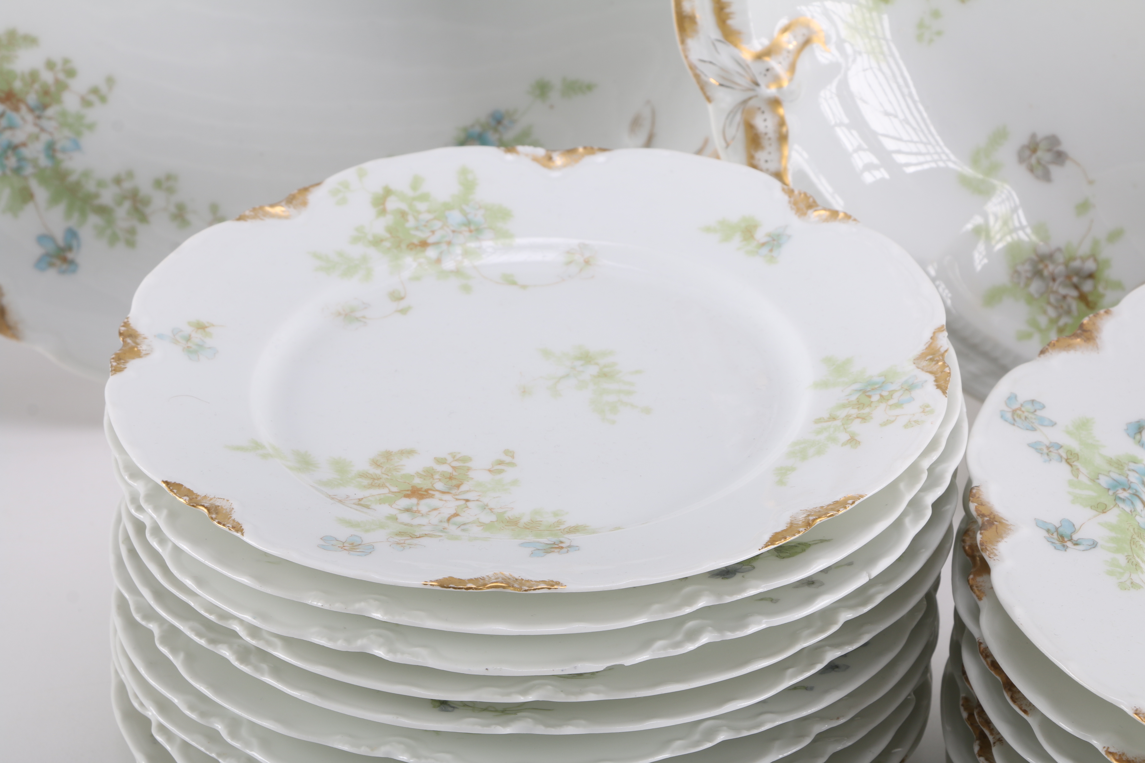 Haviland China "Tarascon" Pattern Dinner Service