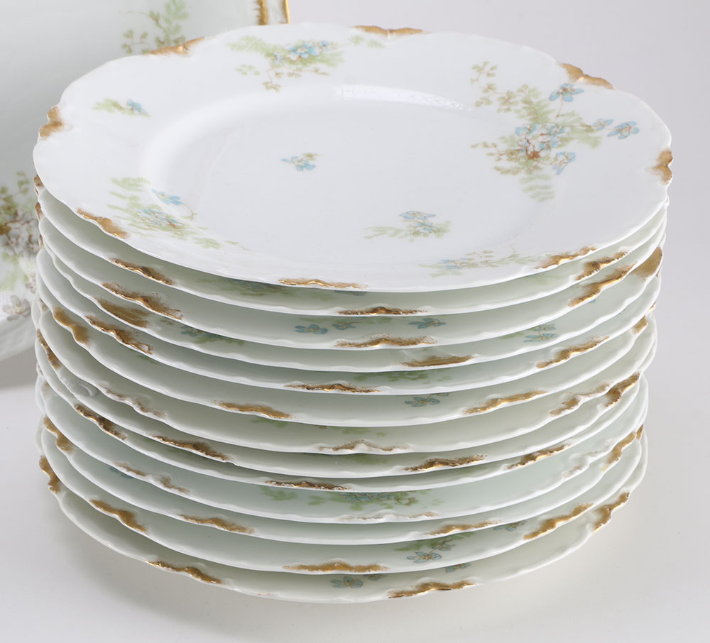 Haviland China "Tarascon" Pattern Dinner Service