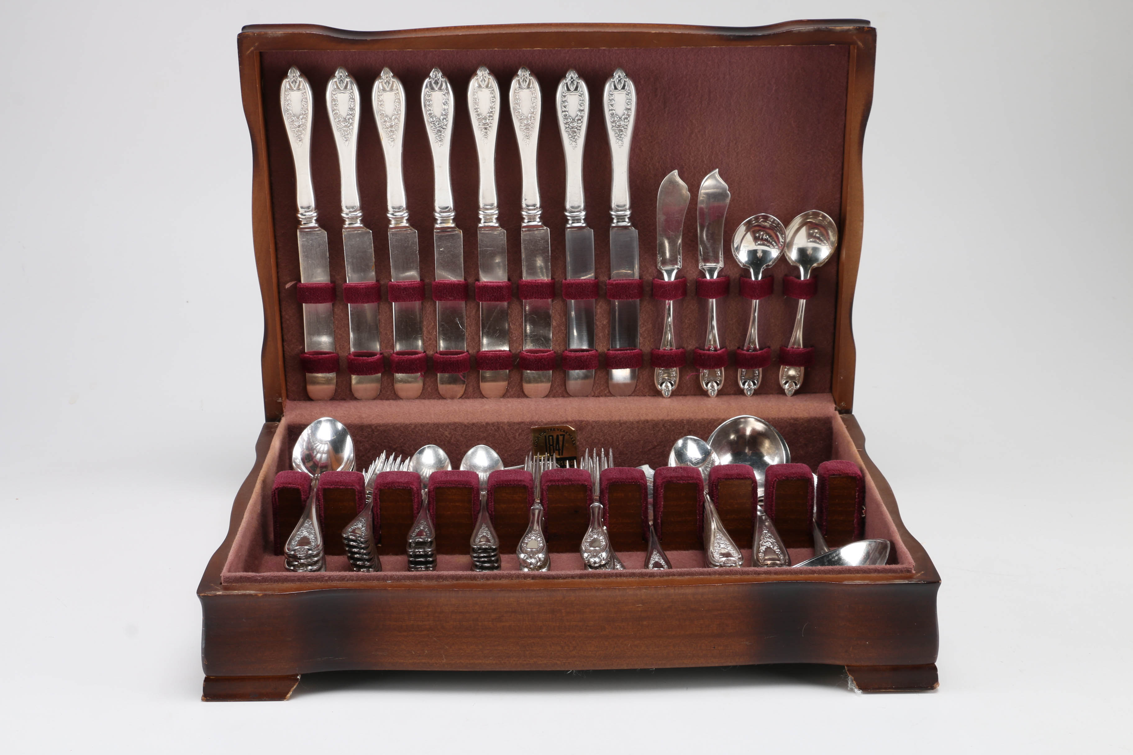 1911 Rogers Bros Silver Plate "Old Colony" Service for Eight