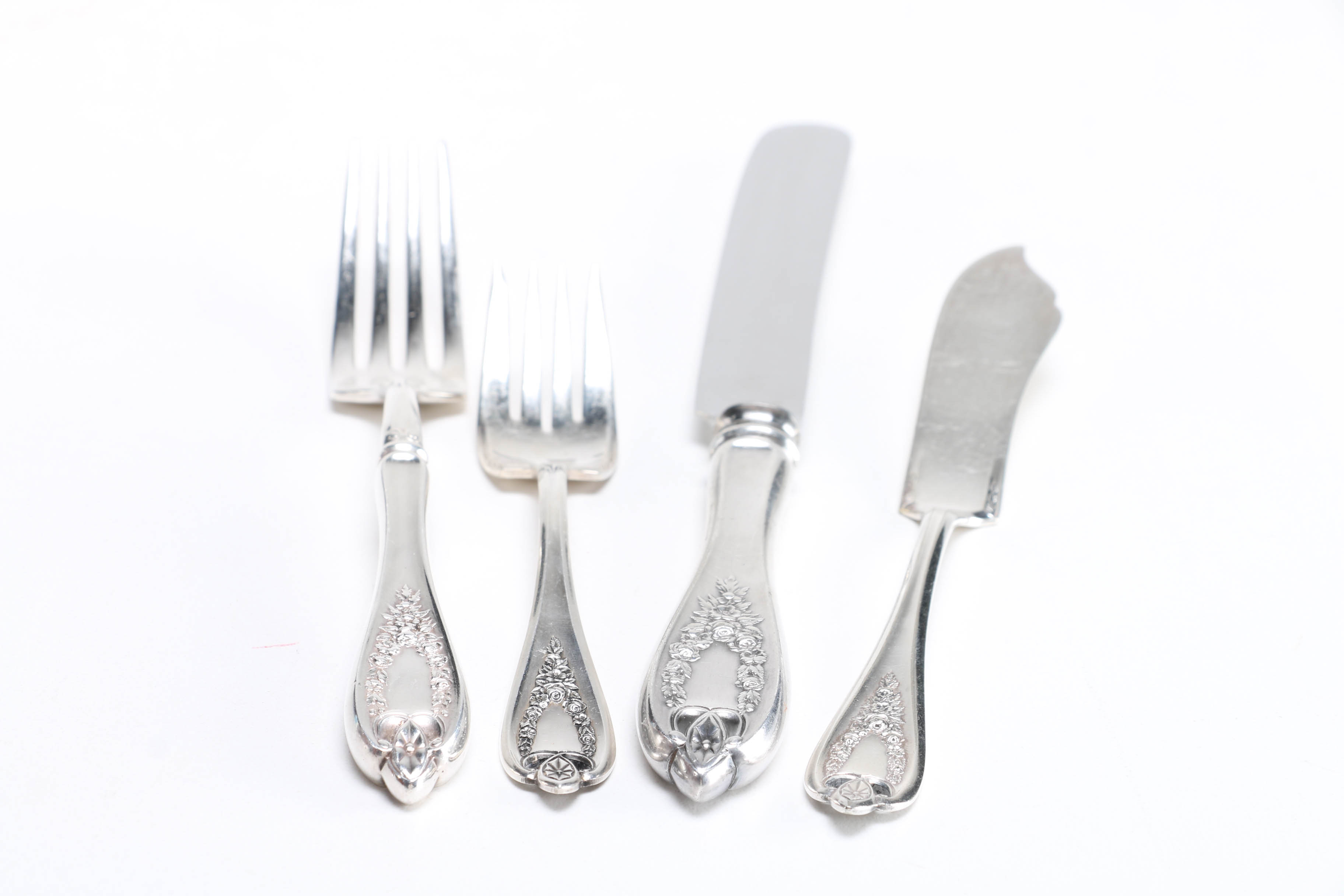 1911 Rogers Bros Silver Plate "Old Colony" Service for Eight