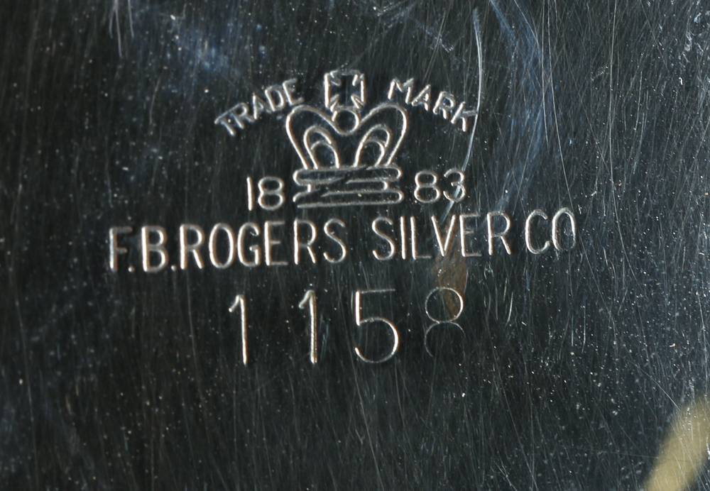 F.B. Rogers Mid-Century Silver Plated and Pyrex Serving Dishes