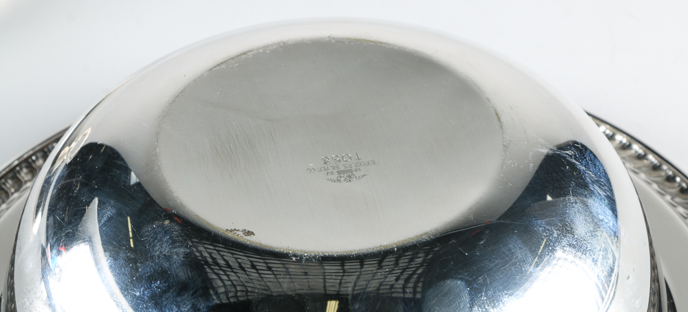 F.B. Rogers Mid-Century Silver Plated and Pyrex Serving Dishes