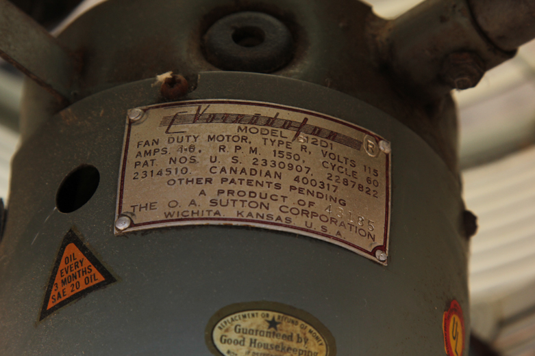 Vintage Vornadofan Industrial Fan