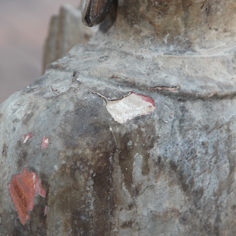 Vintage Monk Garden Statue