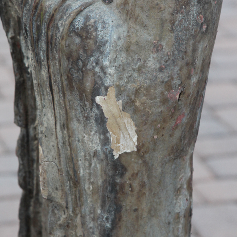 Vintage Monk Garden Statue