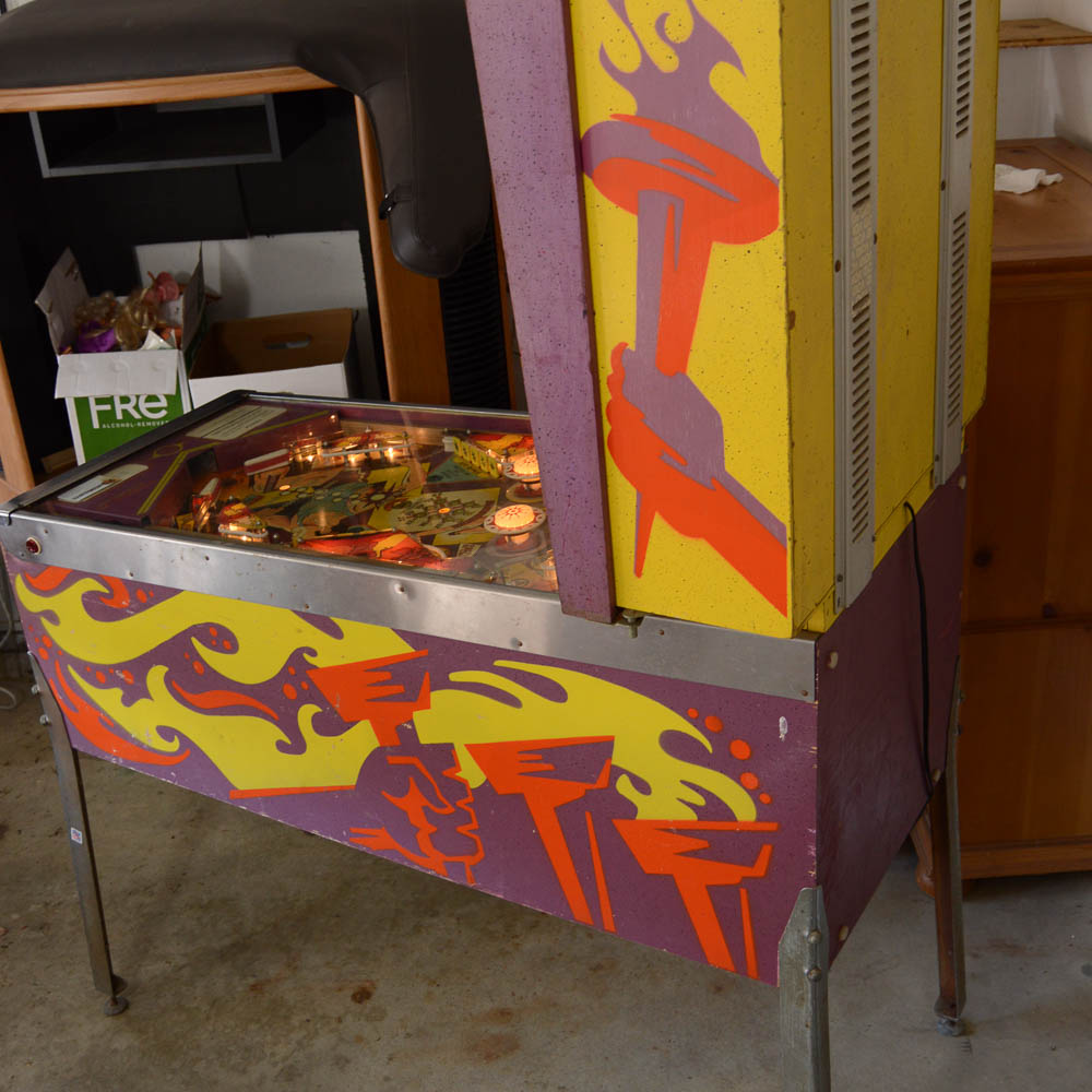 Gottlieb "Torch" Olympics Theme Pinball Machine