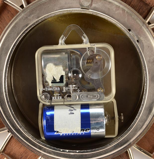 Mid Century Elgin Starburst Wall Clock