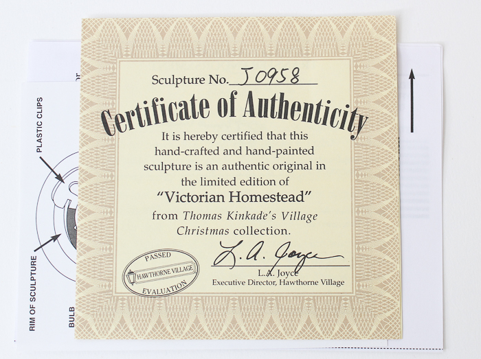 Thomas Kinkade Christmas Village Collection