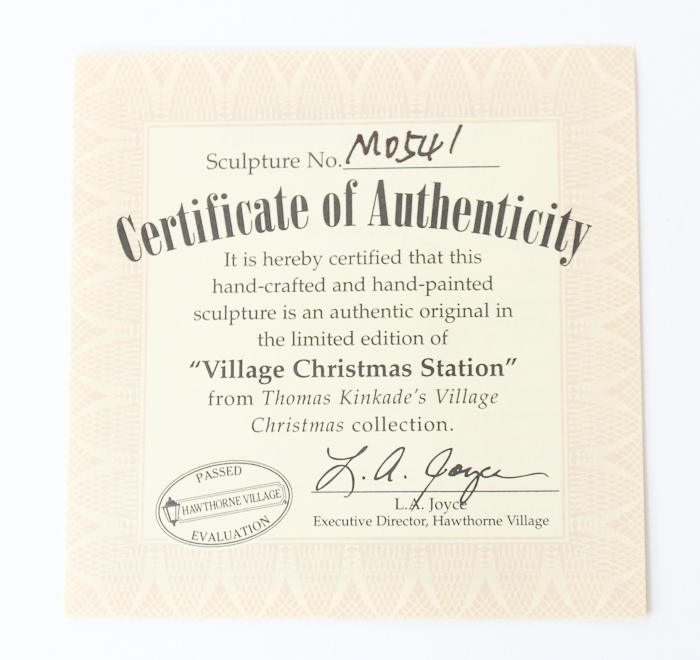 Thomas Kinkade Christmas Village Collection