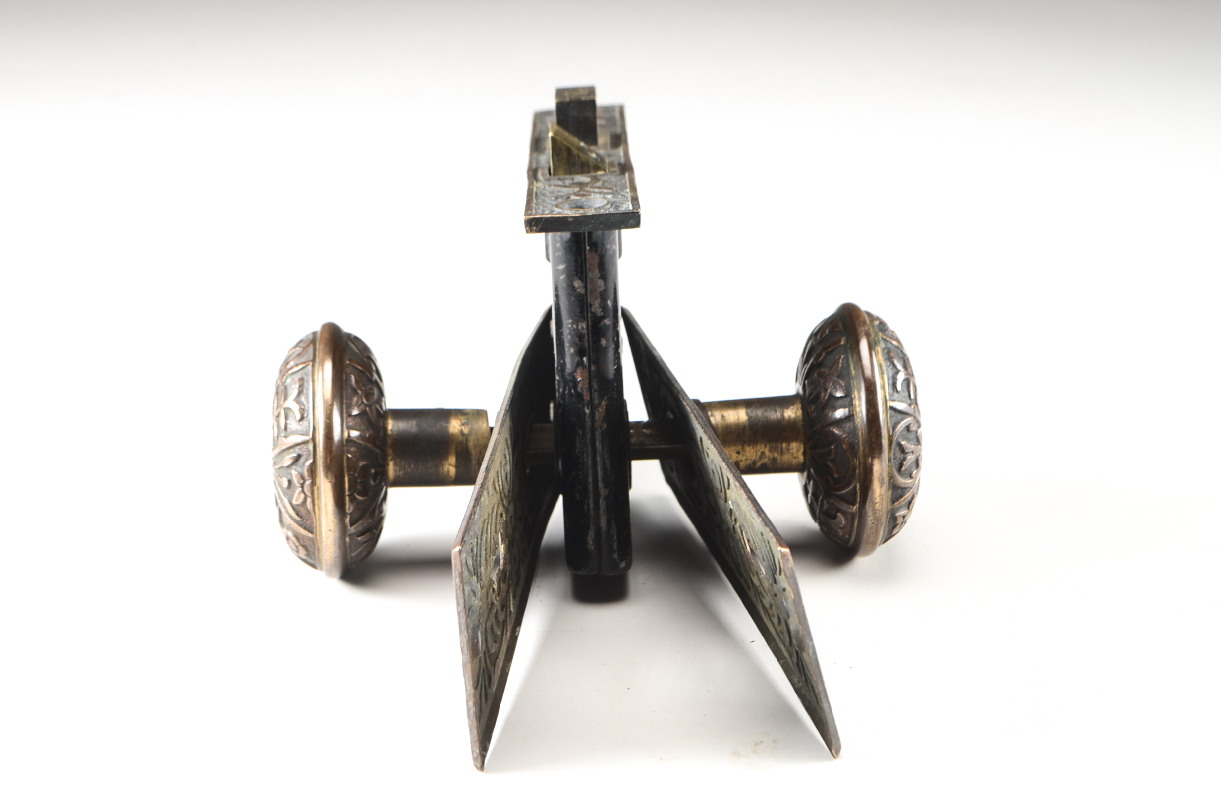 Antique Victorian Architectural Salvage Door Knob Assembly