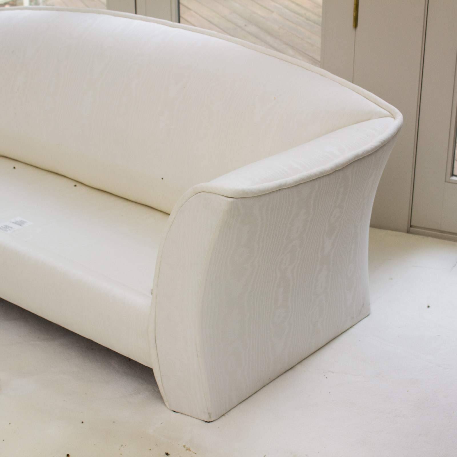 L.T. Laquaglia Upholstered Ivory Sofa
