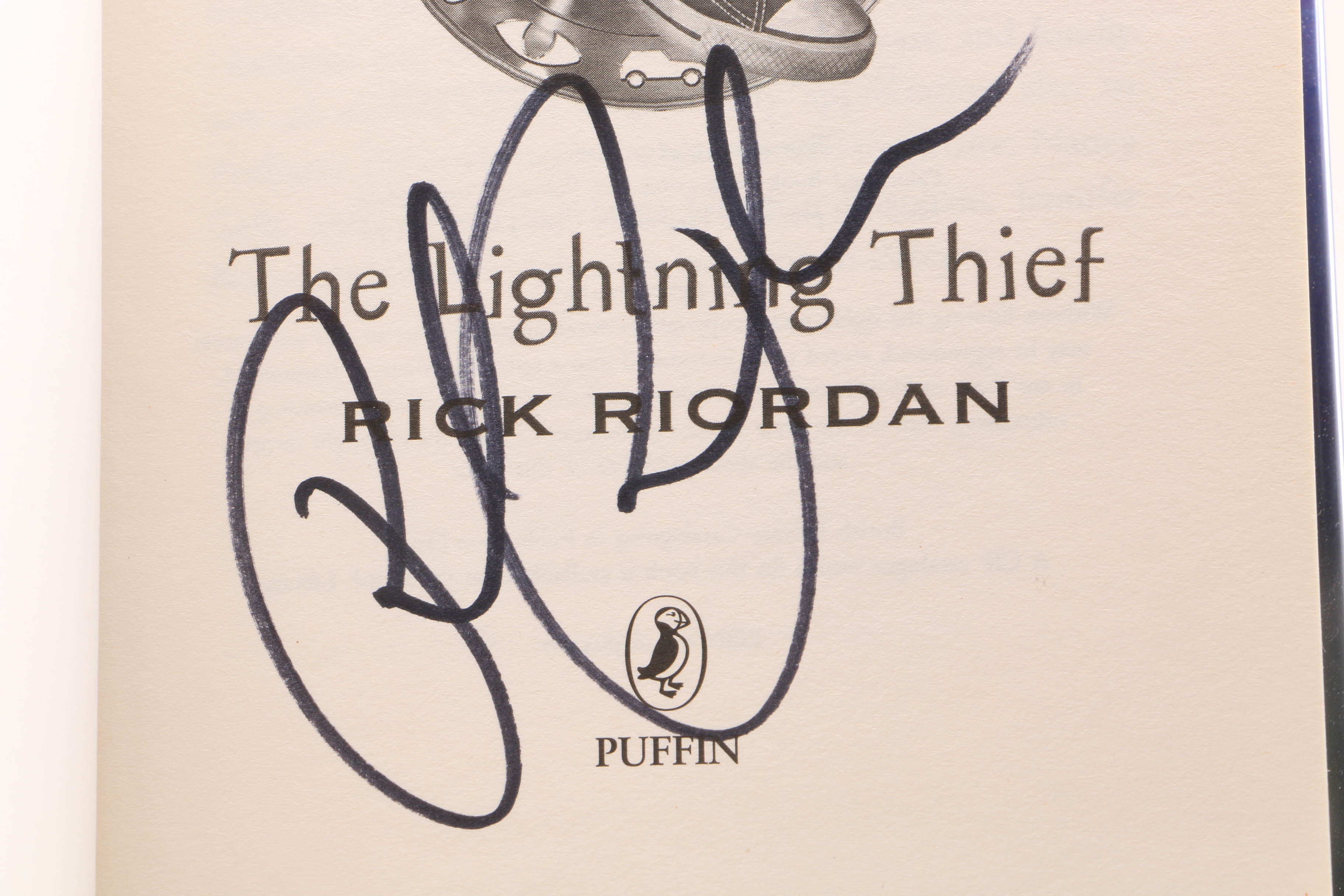 Complete Signed Rick Riordan "Percy Jackson & The Olympians" Series