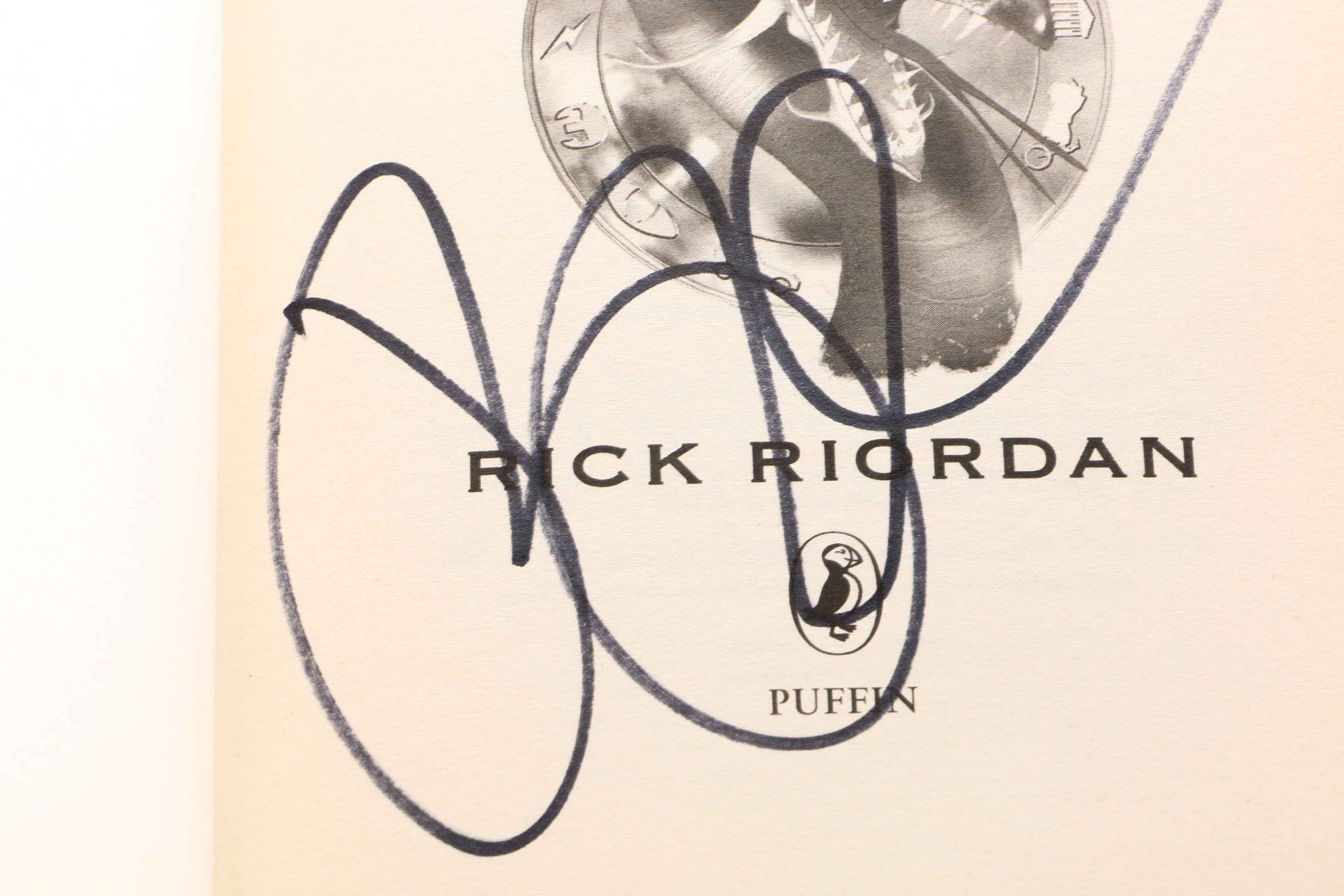Complete Signed Rick Riordan "Percy Jackson & The Olympians" Series