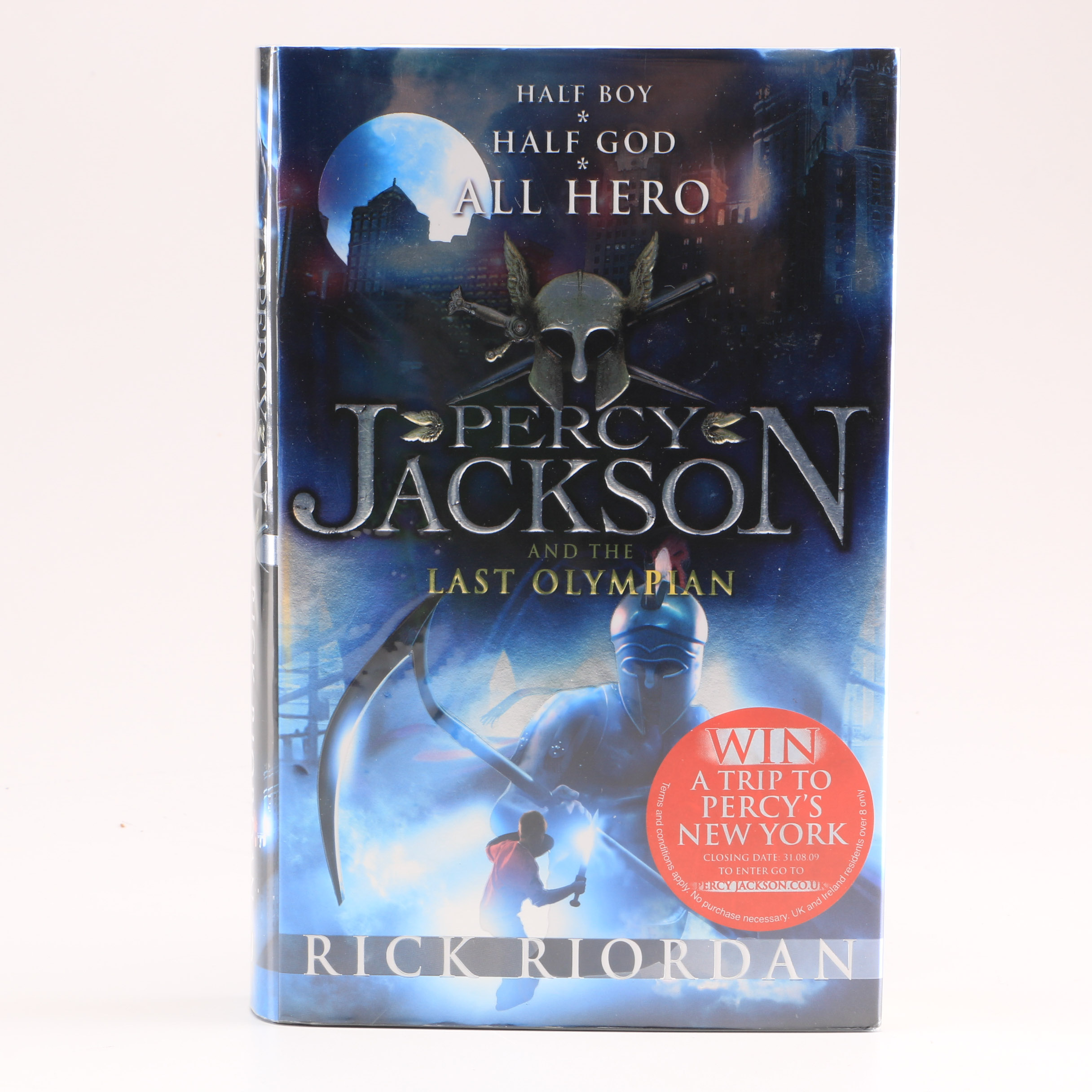 Complete Signed Rick Riordan "Percy Jackson & The Olympians" Series