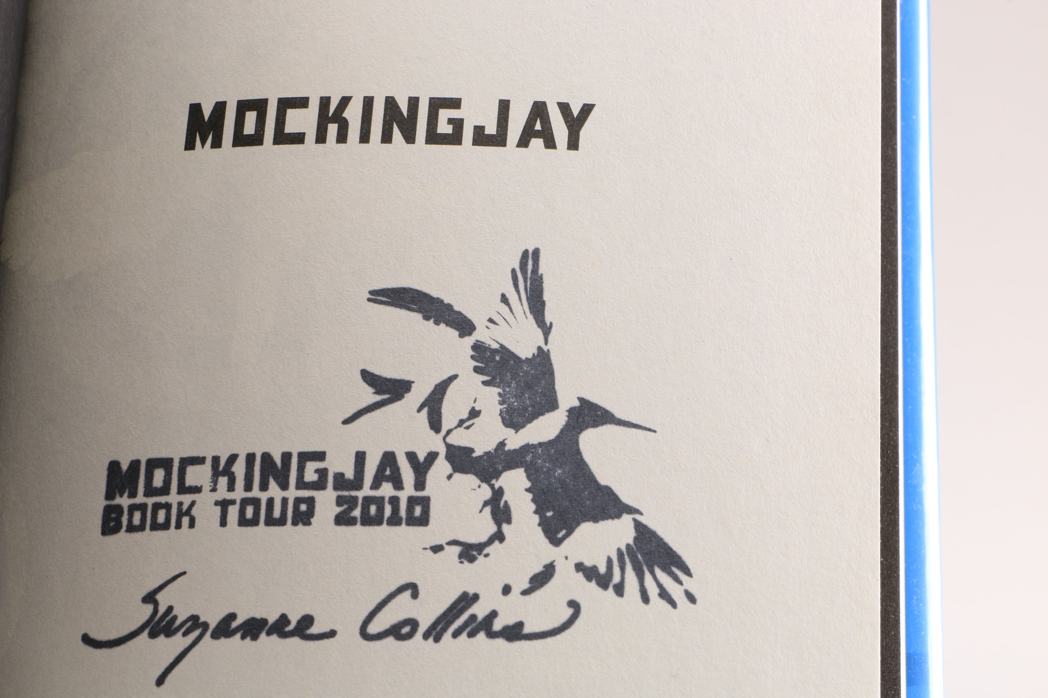 Suzanne Collins Signed First Edition "Mockingjay"