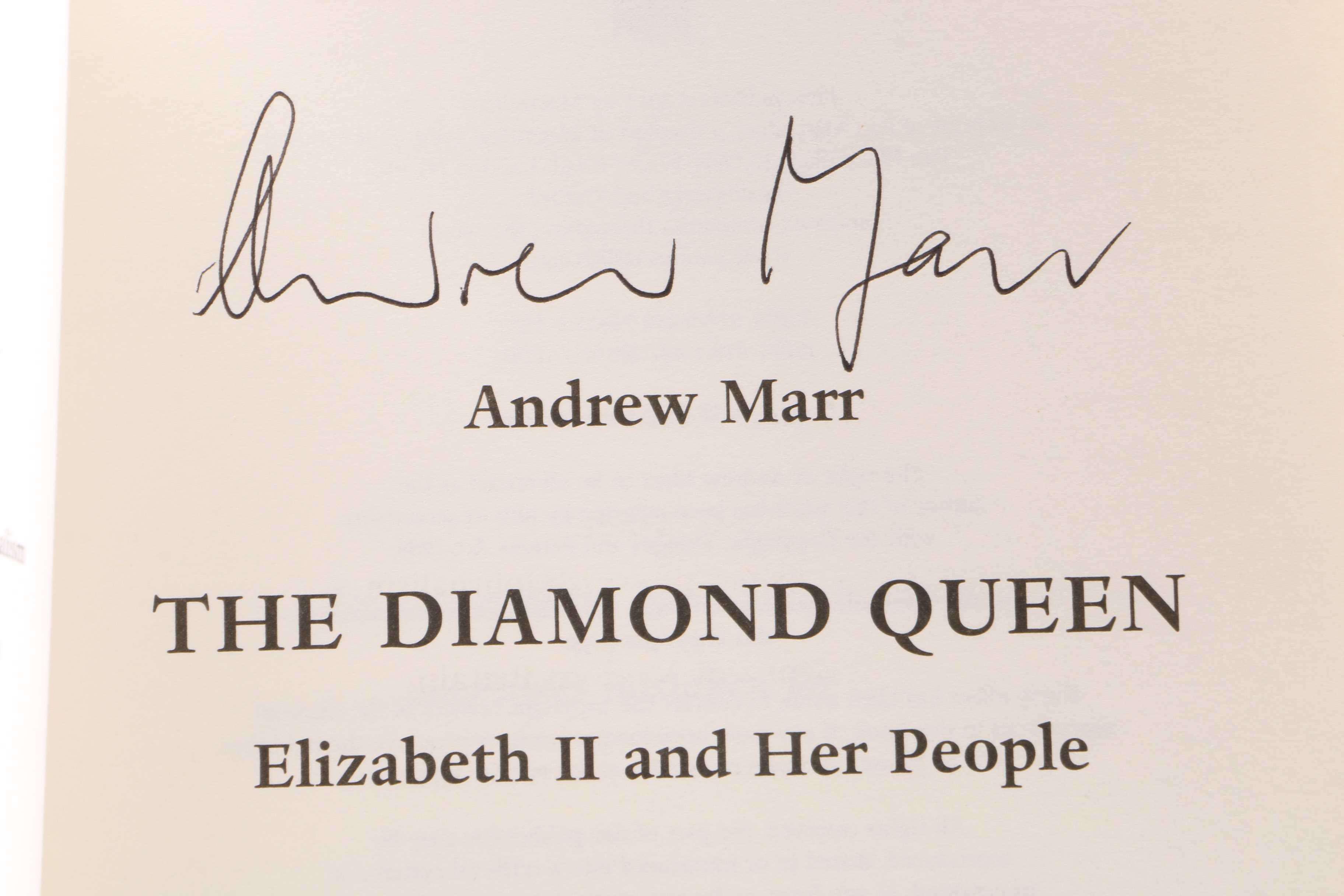"Elizabeth the Queen" by Sally Bedell Smith and "The Diamond Queen" by Andrew Marr