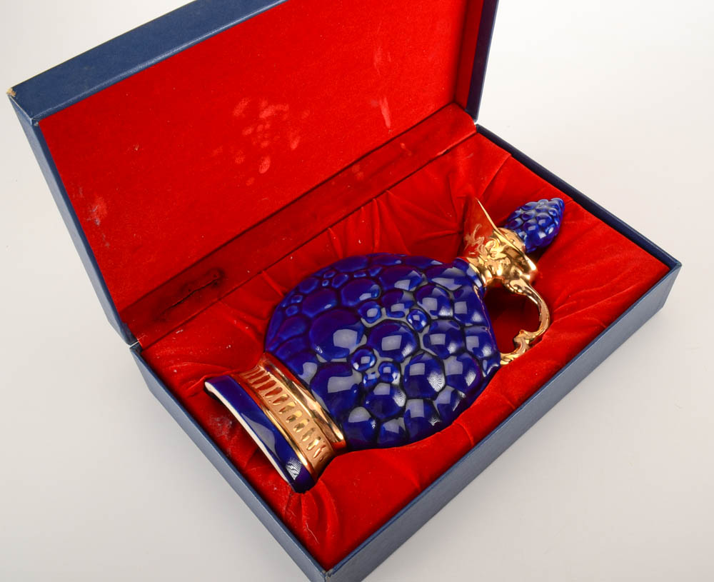 Vintage 1963 Jim Beam Decanter and Case