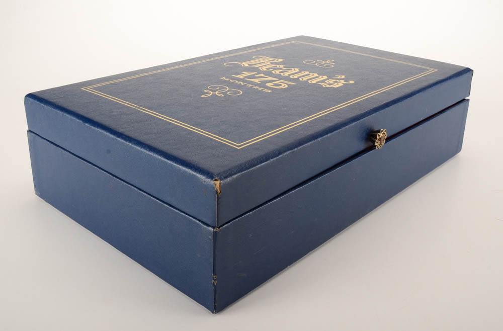 Vintage 1963 Jim Beam Decanter and Case