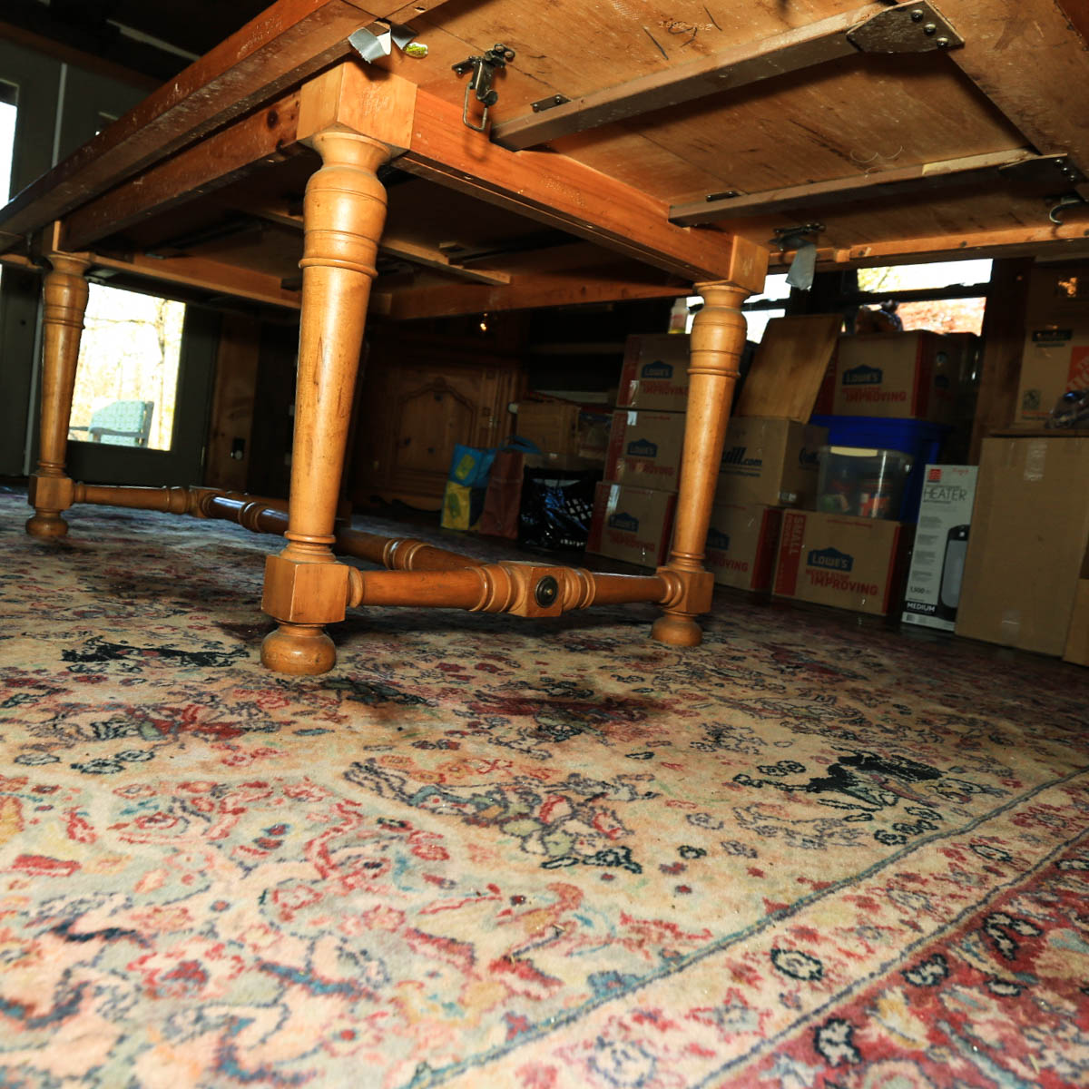 Knotty Pine Dining Table