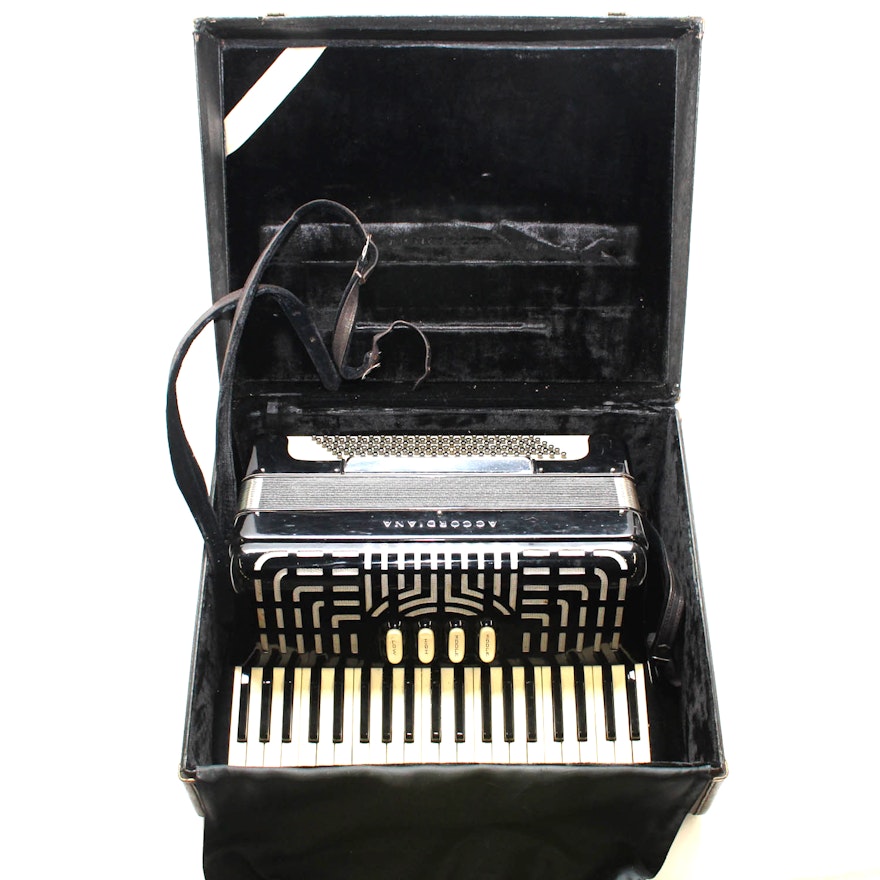 Vintage Excelsior Professional Accordion With Case