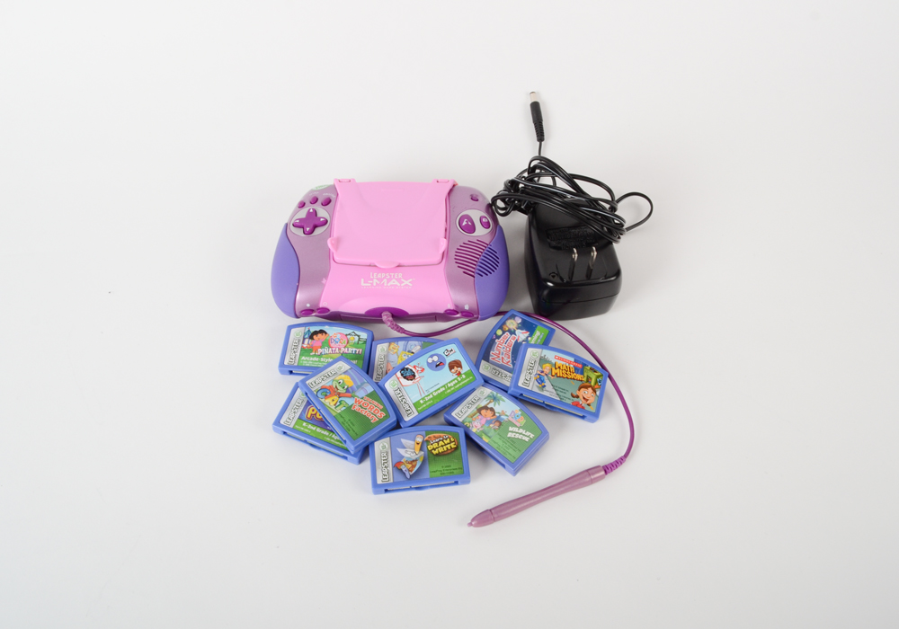 Leapster L-Max Learning Game System with Games