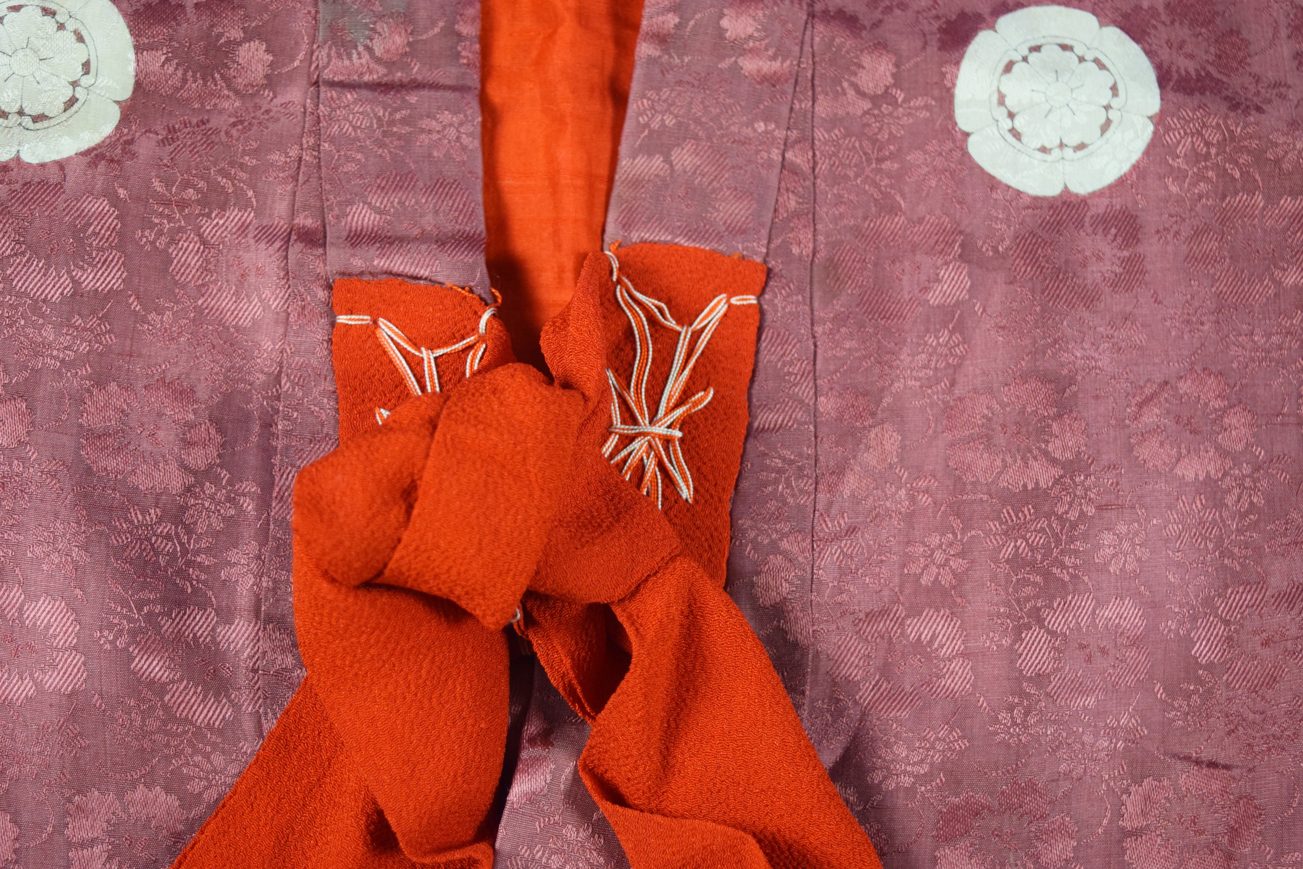 Vintage Silk Japanese Little Girl's Kimono, Taisho Period (1920)