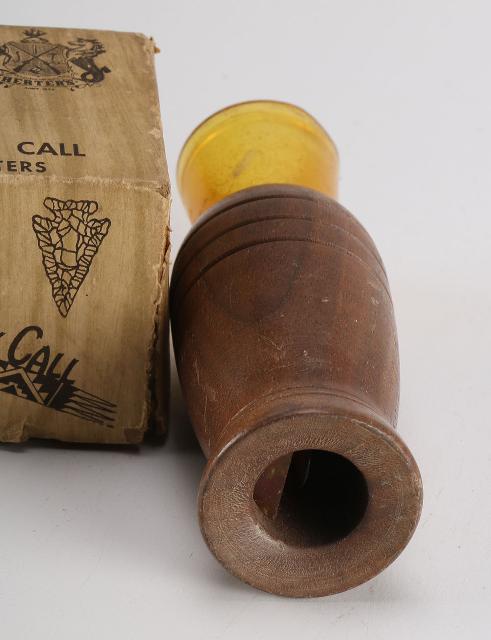 Vintage Decoy Duck and Duck Call