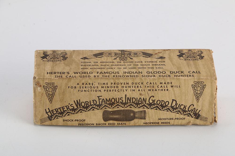 Vintage Decoy Duck and Duck Call