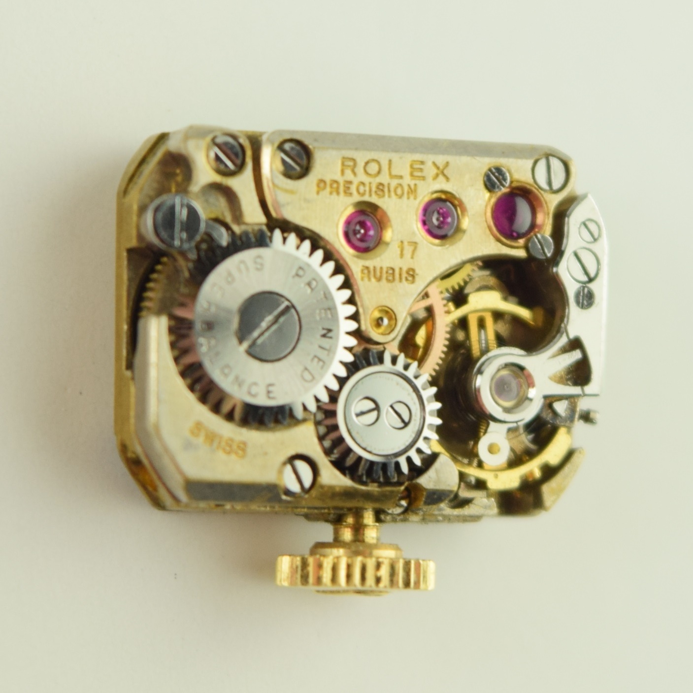 Vintage 18K Yellow Gold Women's Rolex Precision Watch