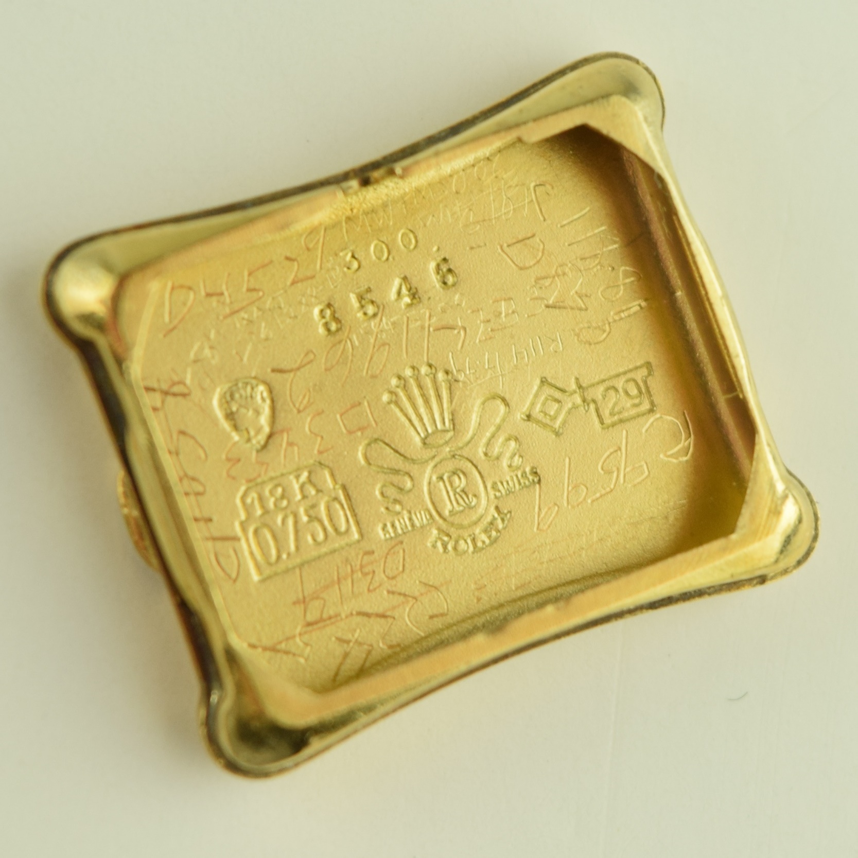 Vintage 18K Yellow Gold Women's Rolex Precision Watch