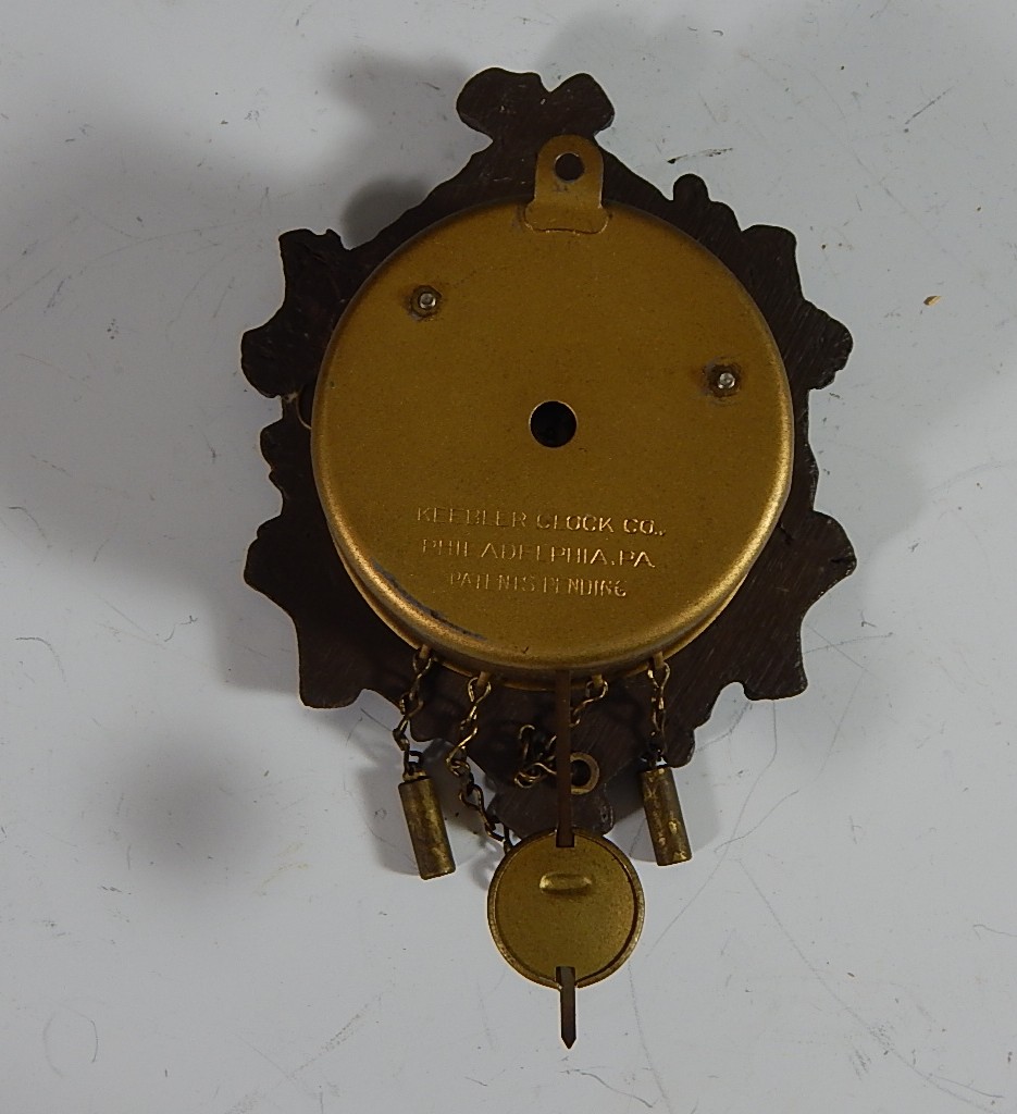 Miniature Keebler Clock Co. Cuckoo-Style Wall Clock
