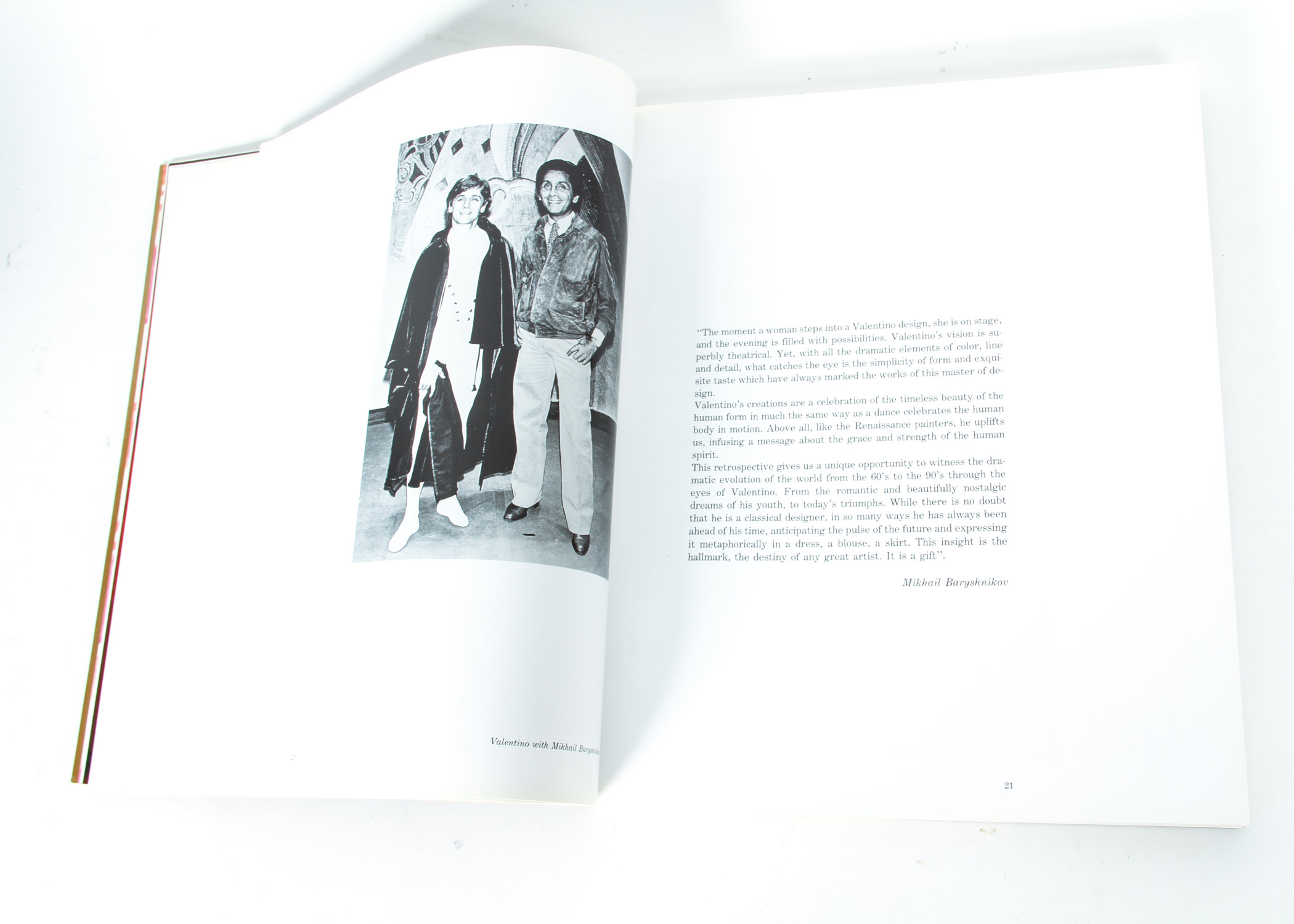 "Valentino, Thirty Years of Magic" by Marie Paule Pelle, Signed by Valentino