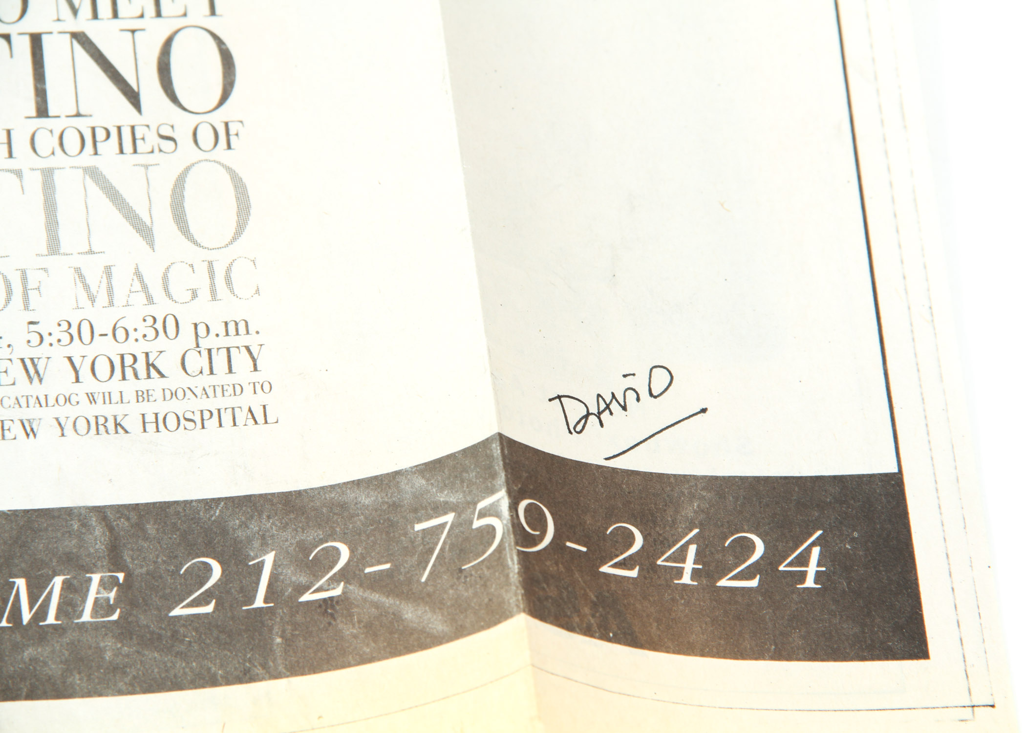 "Valentino, Thirty Years of Magic" by Marie Paule Pelle, Signed by Valentino