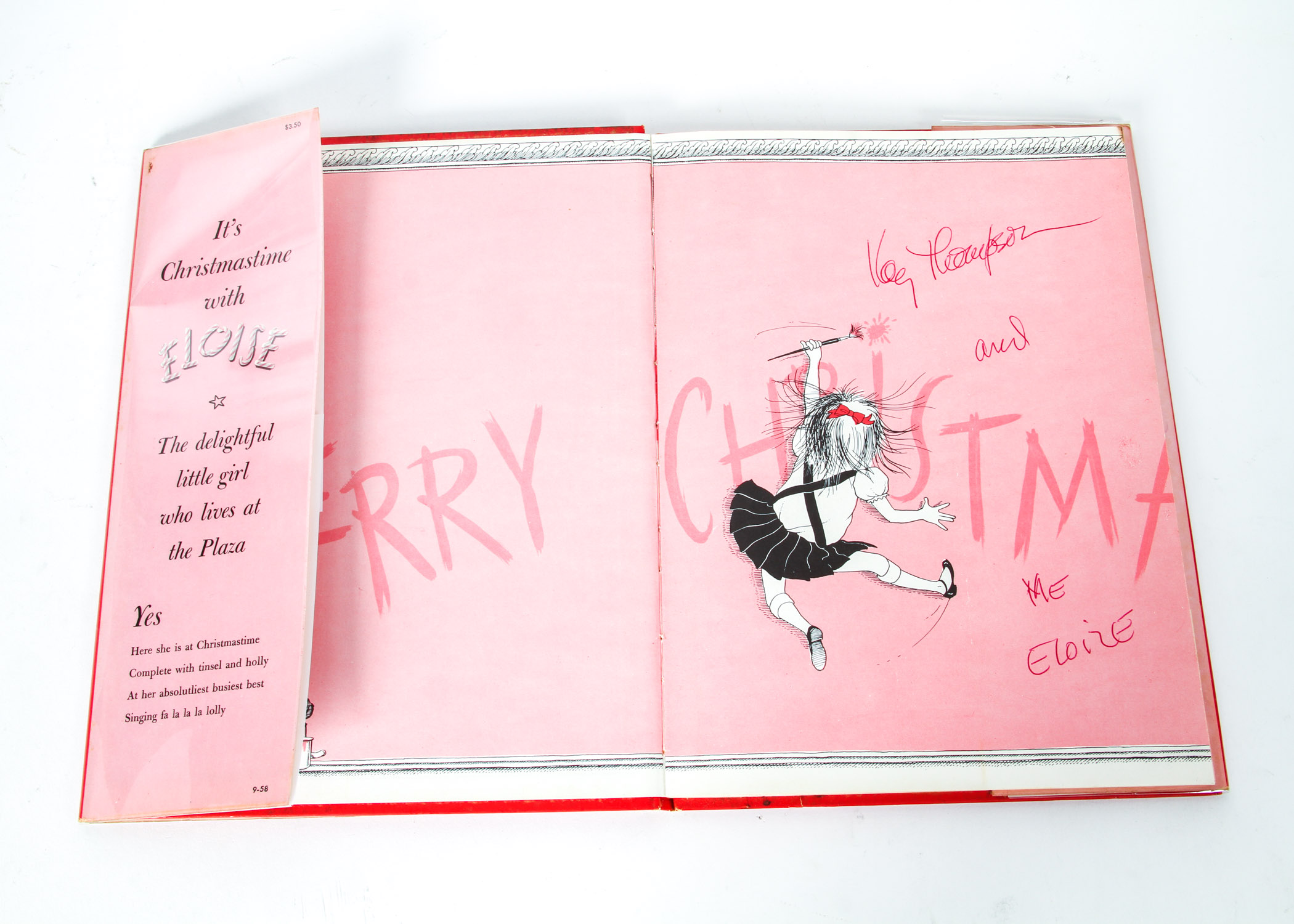 Signed "Eloise at Christmastime" Book