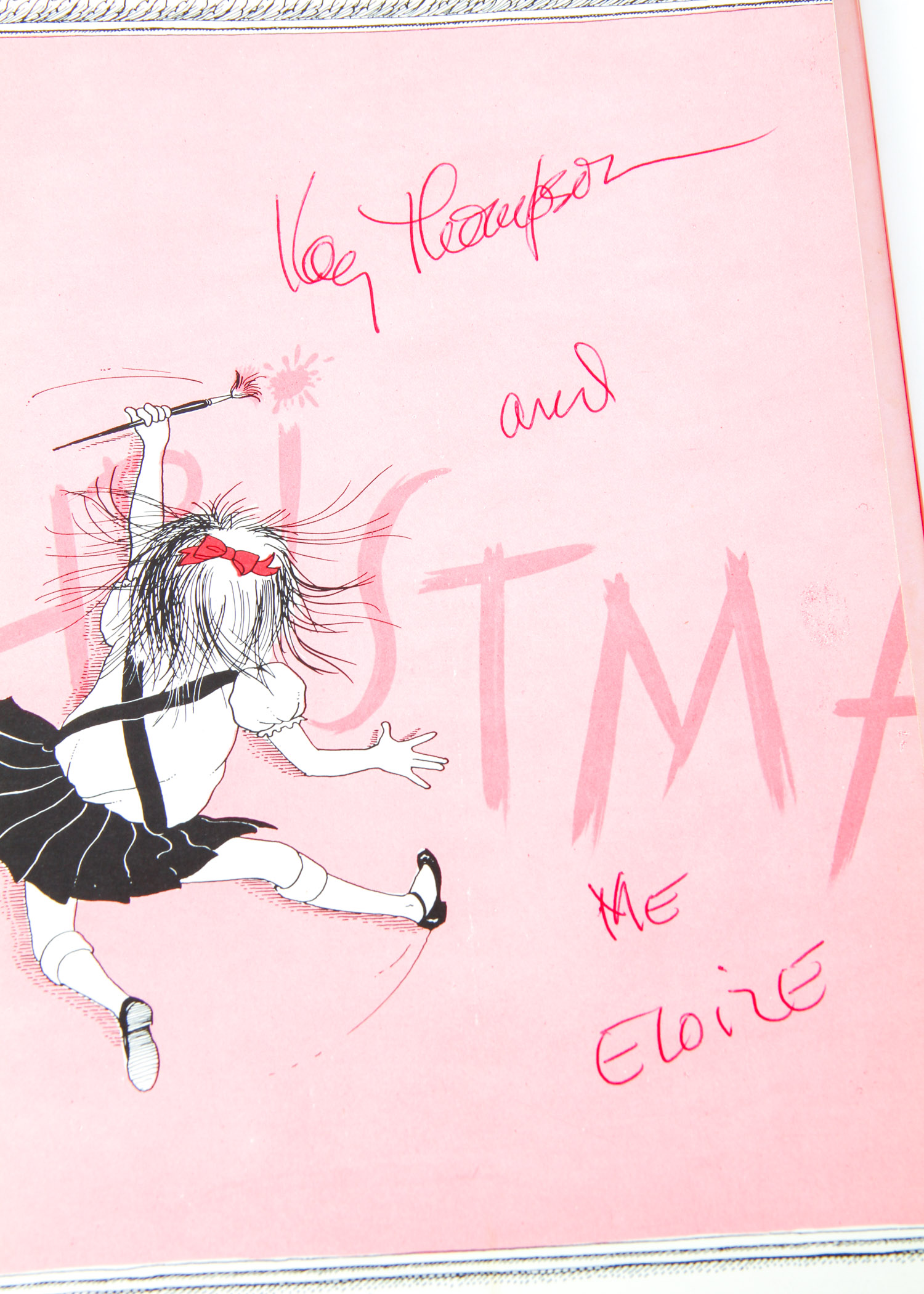 Signed "Eloise at Christmastime" Book