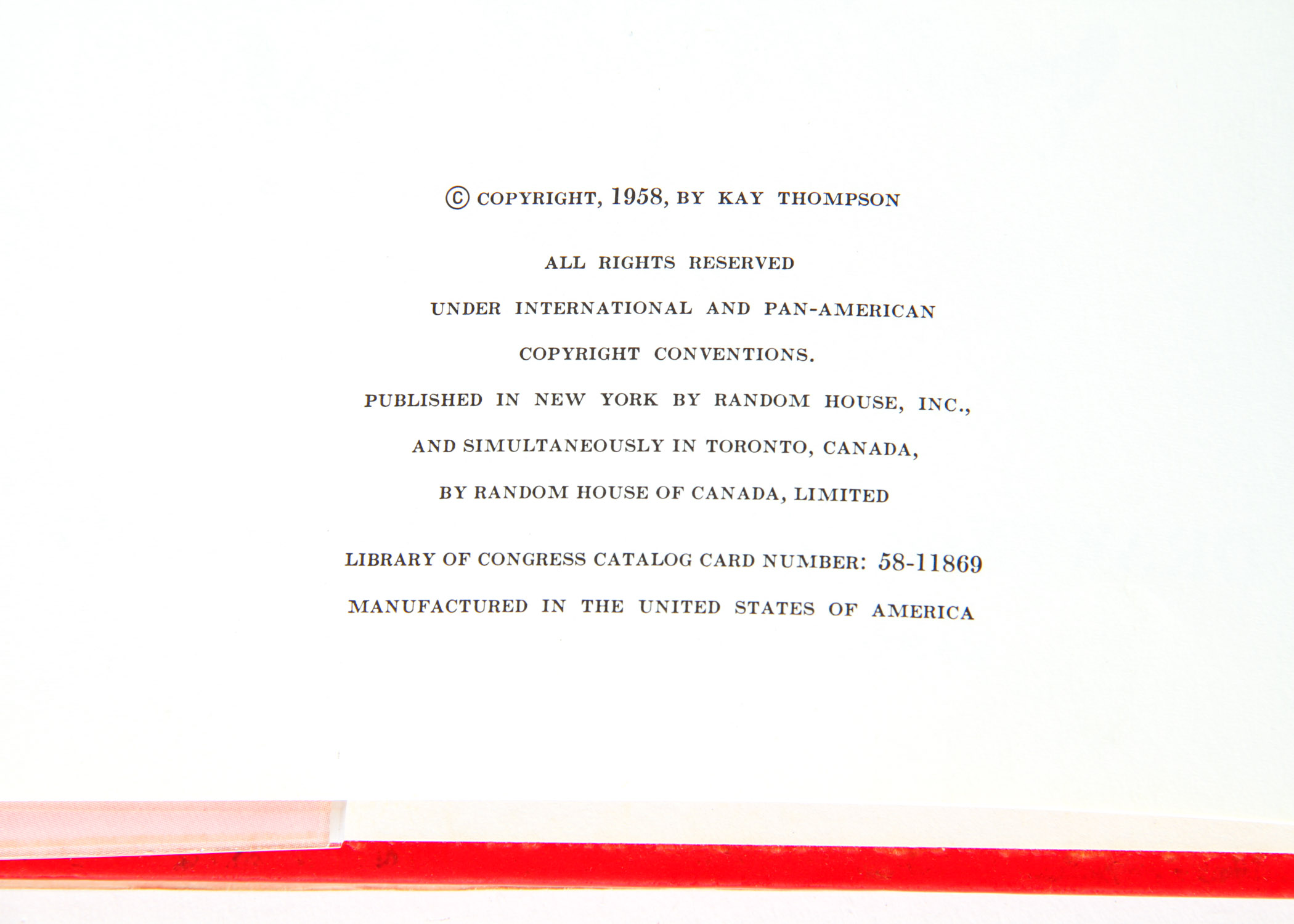 Signed "Eloise at Christmastime" Book