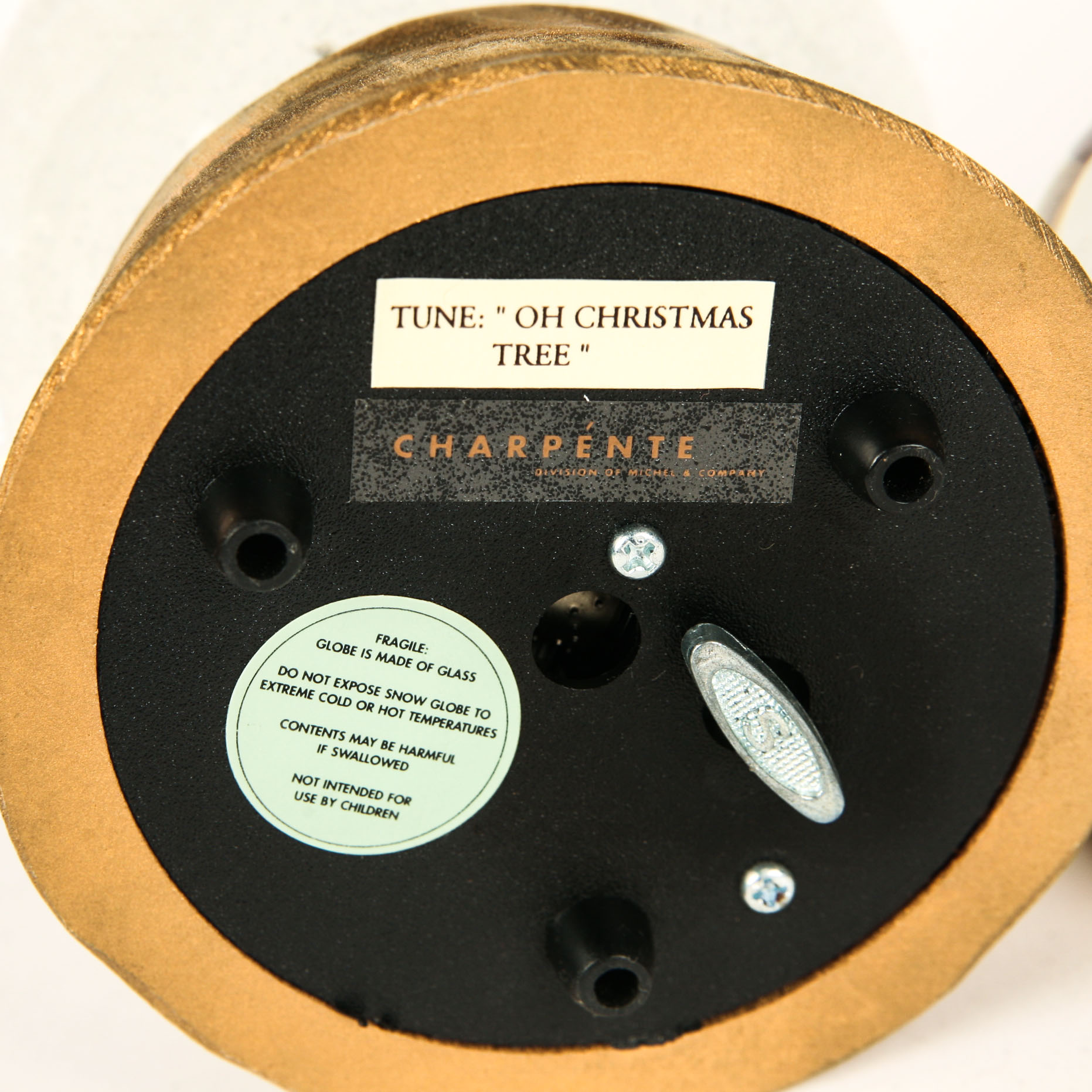 Pair of Christmas Snow Globes