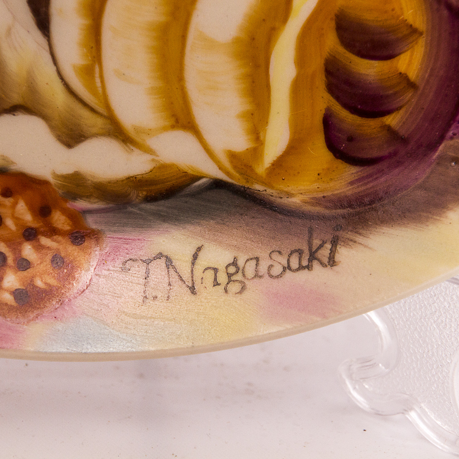 Set of Four Vintage T. Nagasaki Hand Painted Decorative Plates