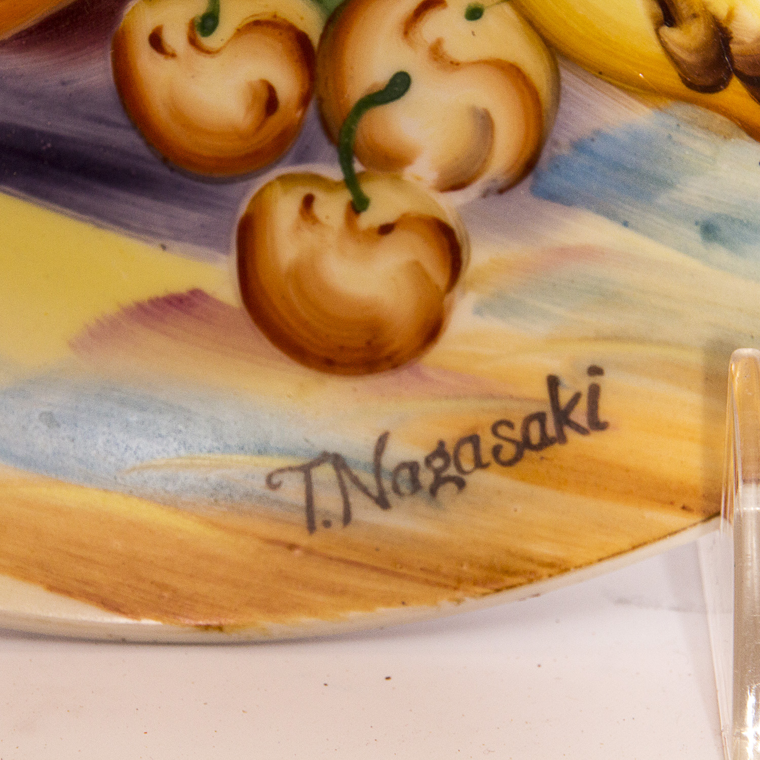 Set of Four Vintage T. Nagasaki Hand Painted Decorative Plates