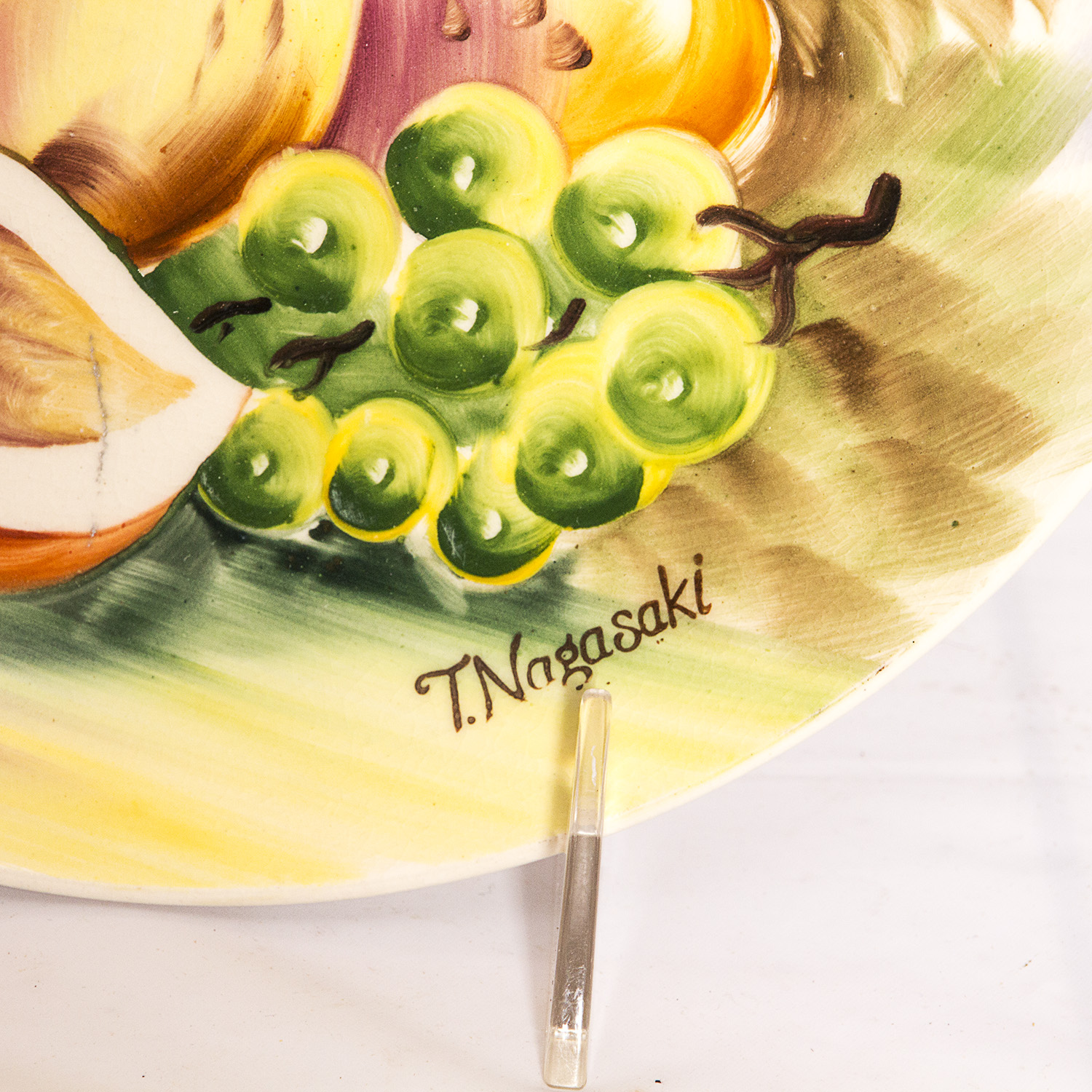 Set of Four Vintage T. Nagasaki Hand Painted Decorative Plates