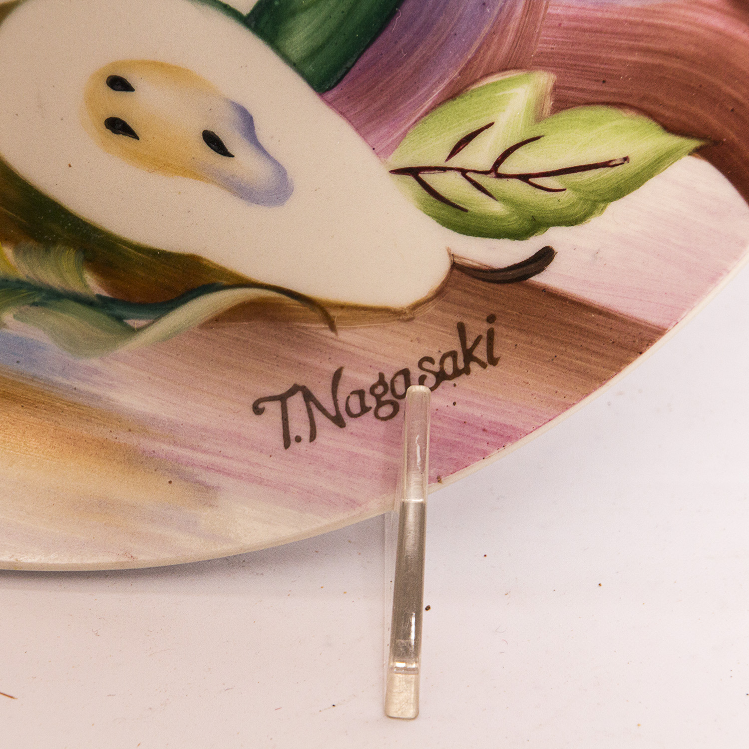 Set of Four Vintage T. Nagasaki Hand Painted Decorative Plates