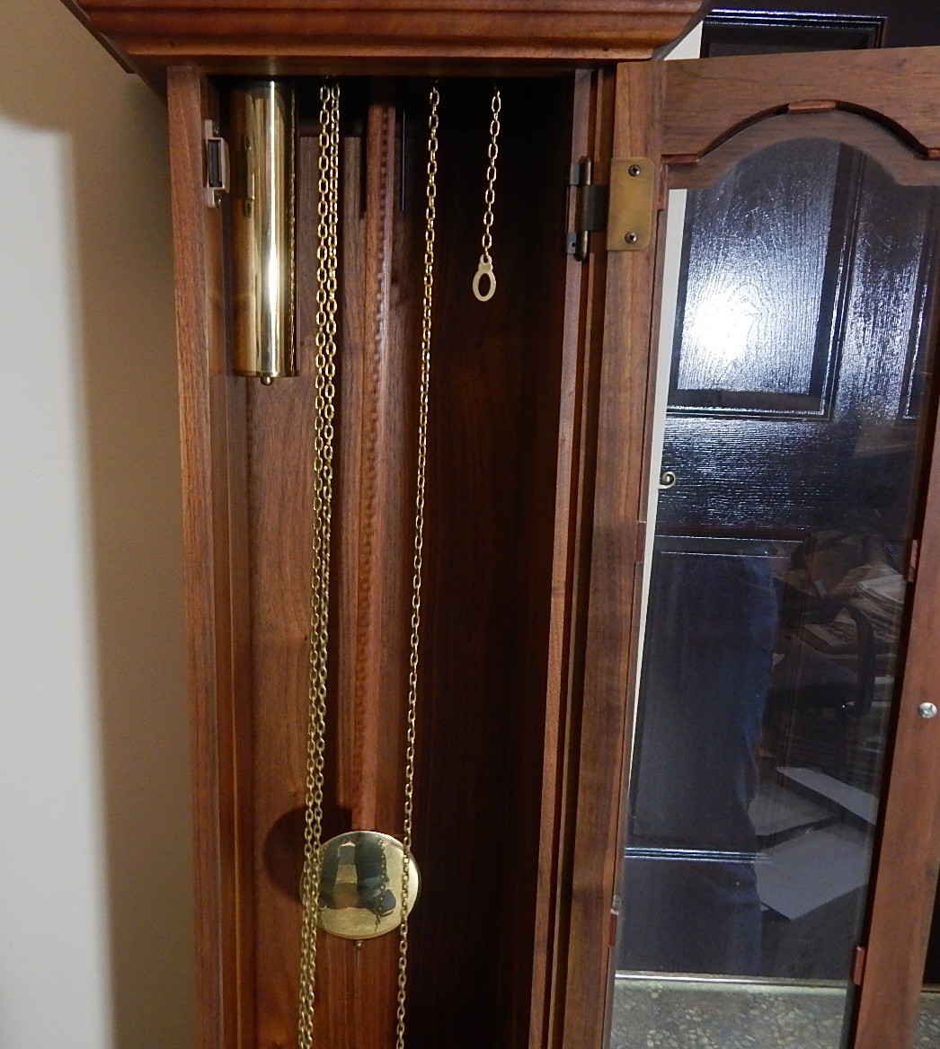 Emperor Germany Black Walnut Grandmother Clock