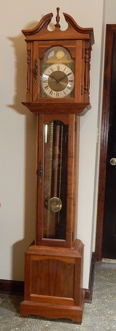 Emperor Germany Black Walnut Grandmother Clock