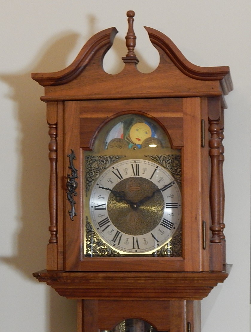 Emperor Germany Black Walnut Grandmother Clock