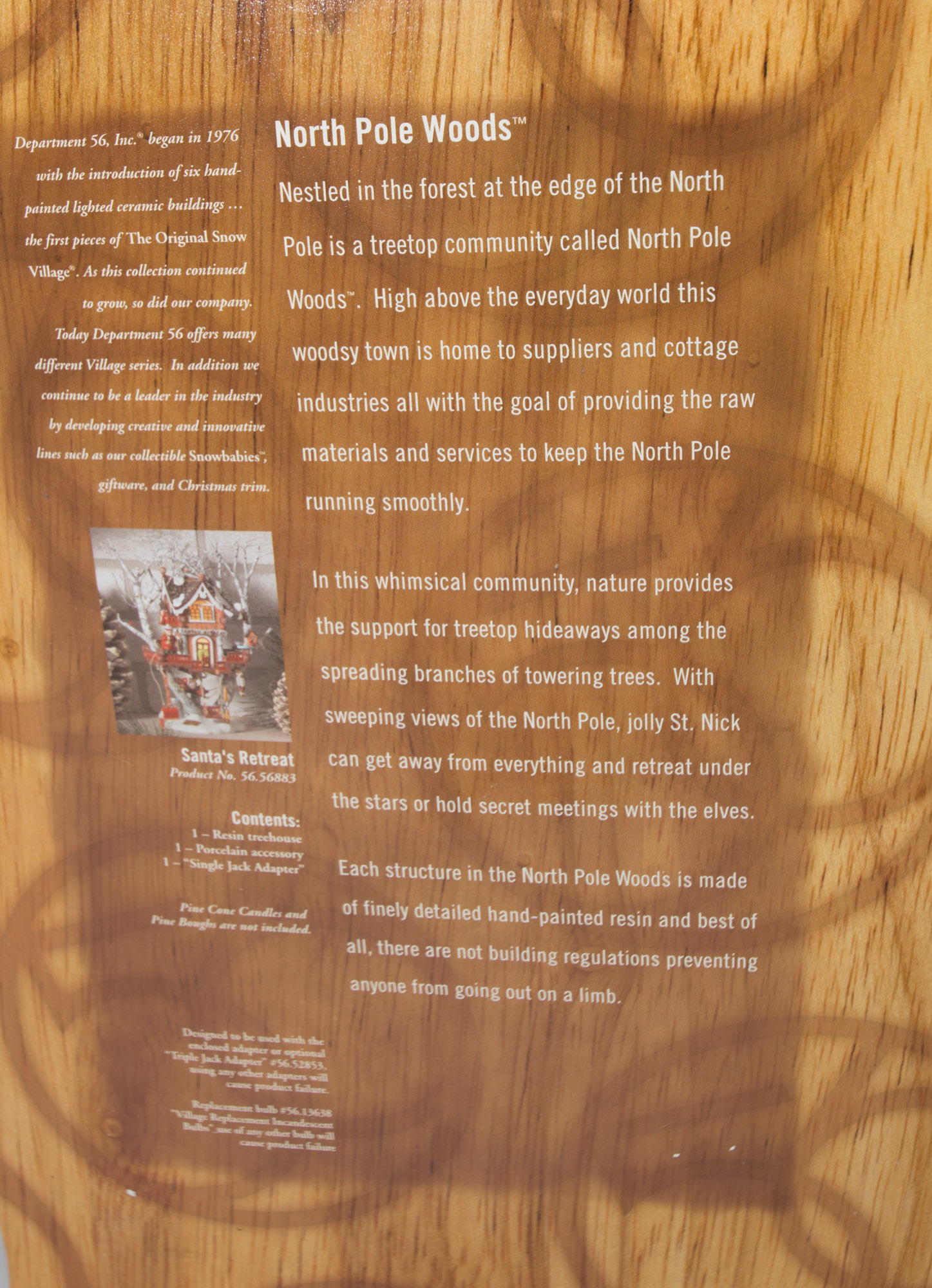 Dept. 56 North Pole Woods Christmas Village