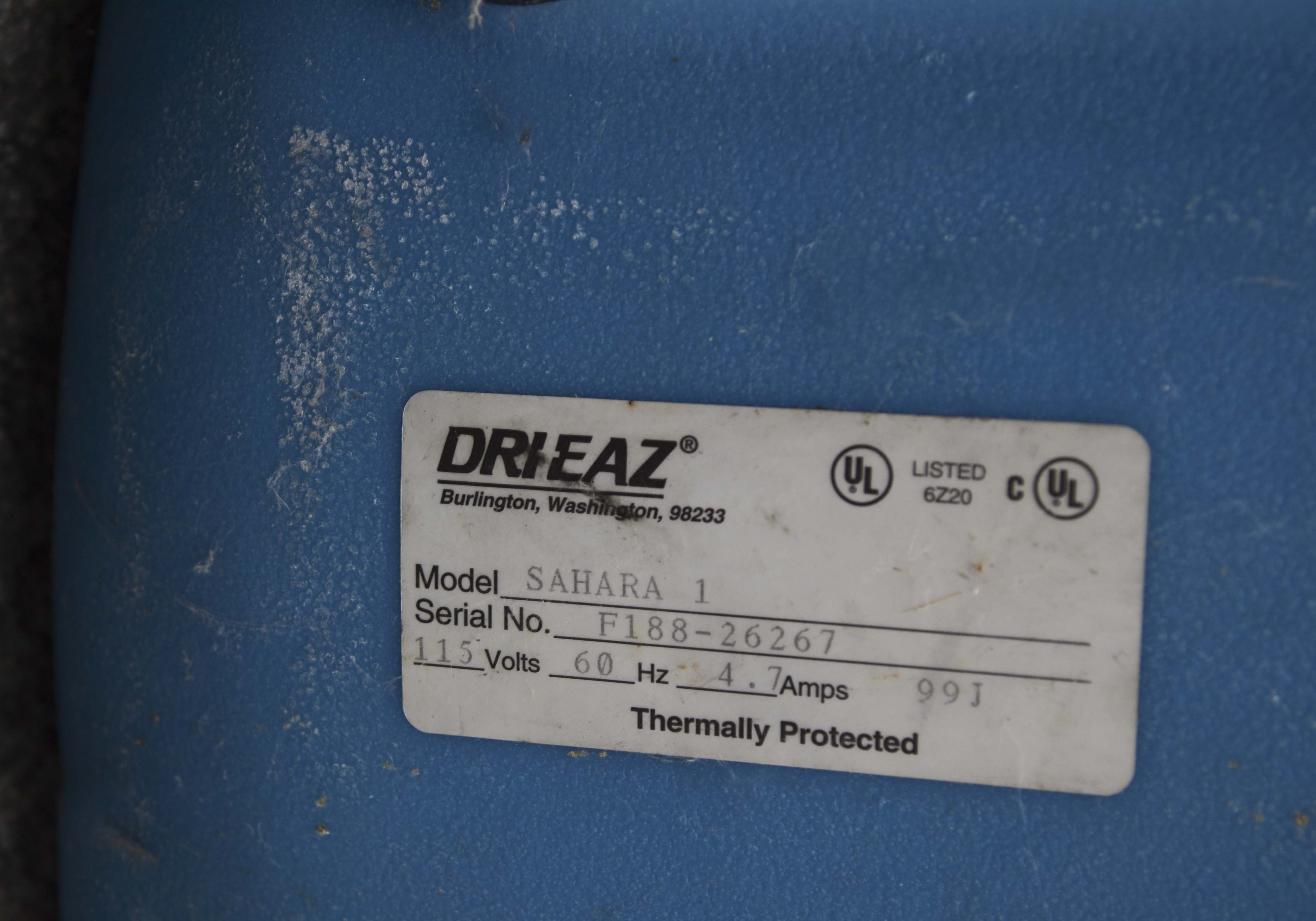 Dri Eaz Sahara 1 Turbo Dryer