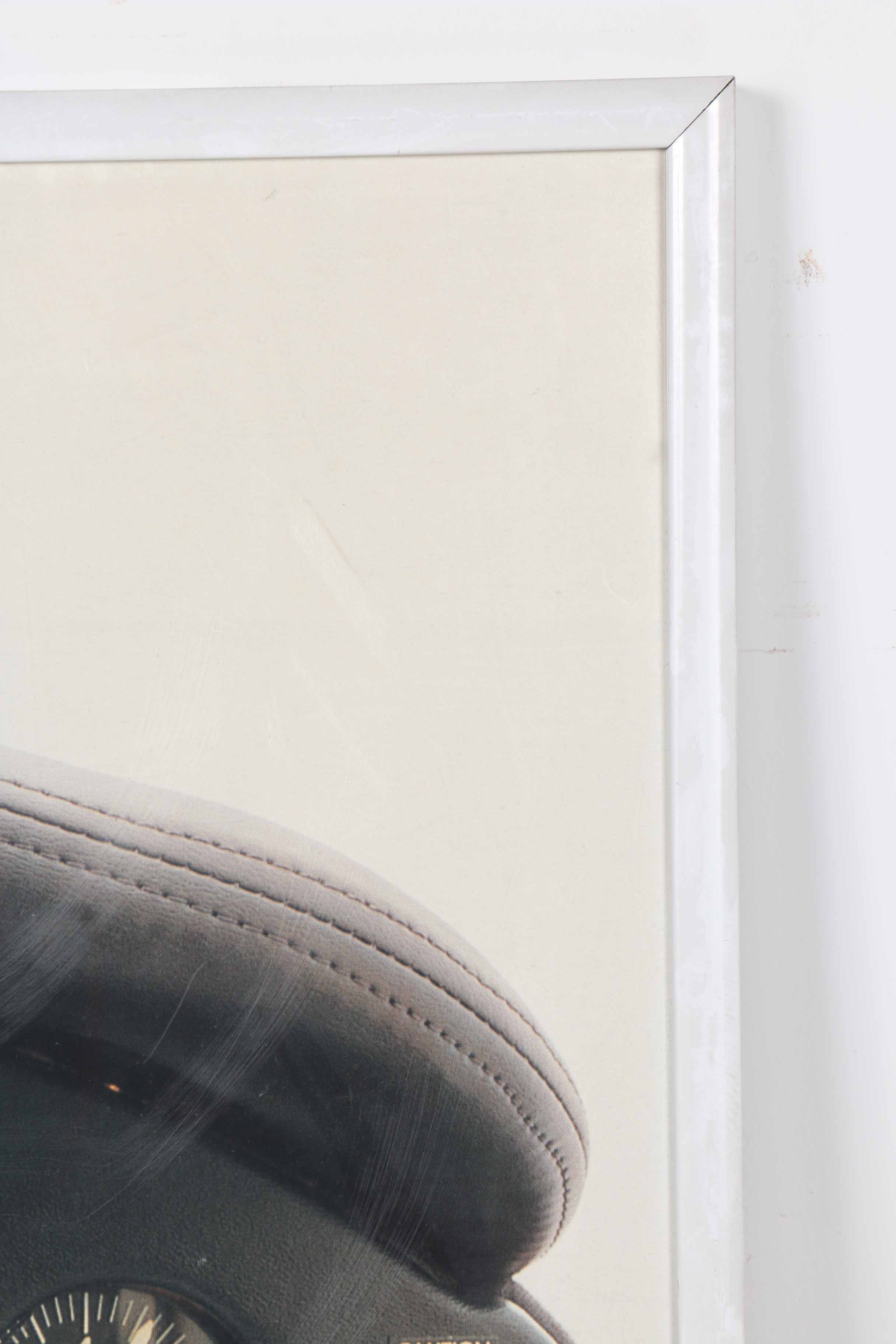 Framed "Archer II Piper" Airplane Control Panel Poster