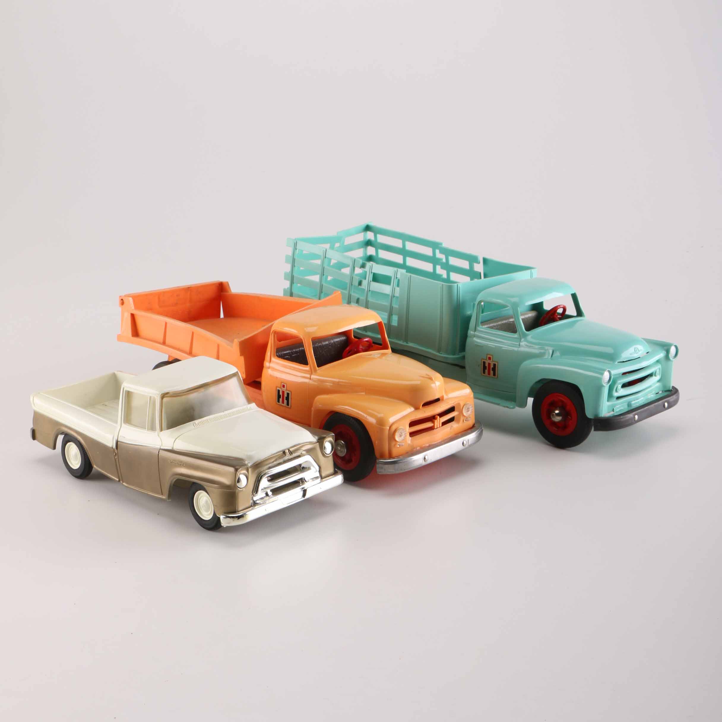 Collection of Vintage International Harvester Toy Trucks